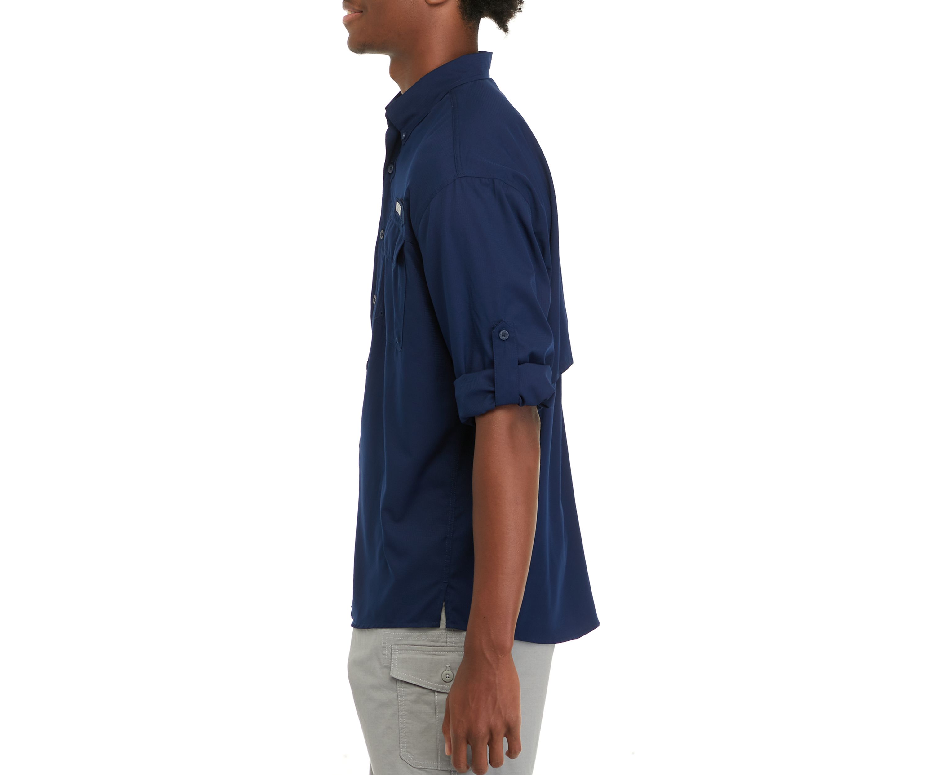 Mens Long Sleeve Fishing Shirt 