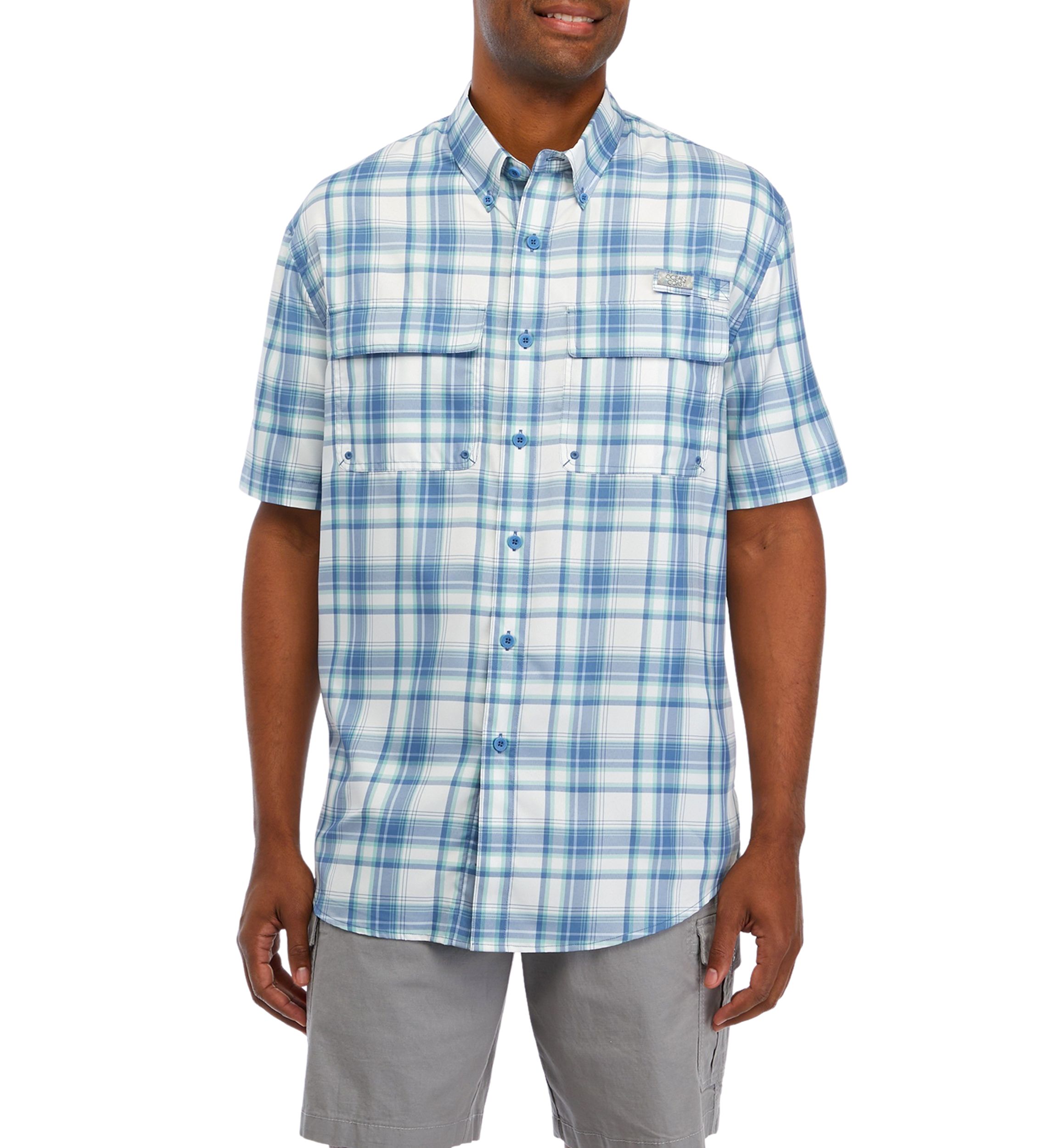 Short Sleeve Yarn Dye Fishing Shirt