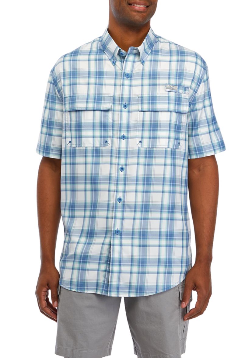 Short Sleeve Yarn Dye Fishing Shirt