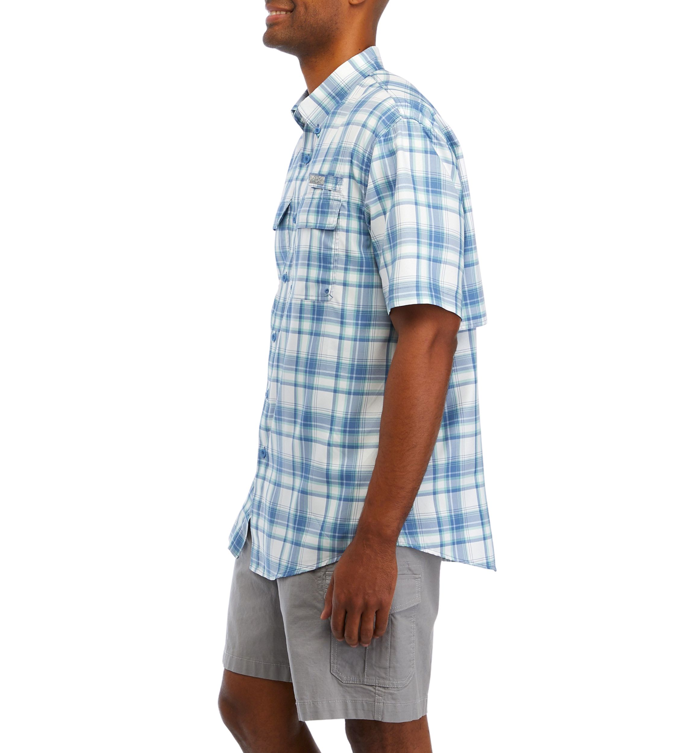 Short Sleeve Yarn Dye Fishing Shirt