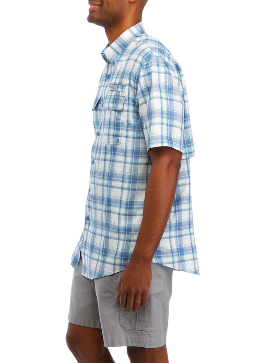 Short Sleeve Yarn Dye Fishing Shirt