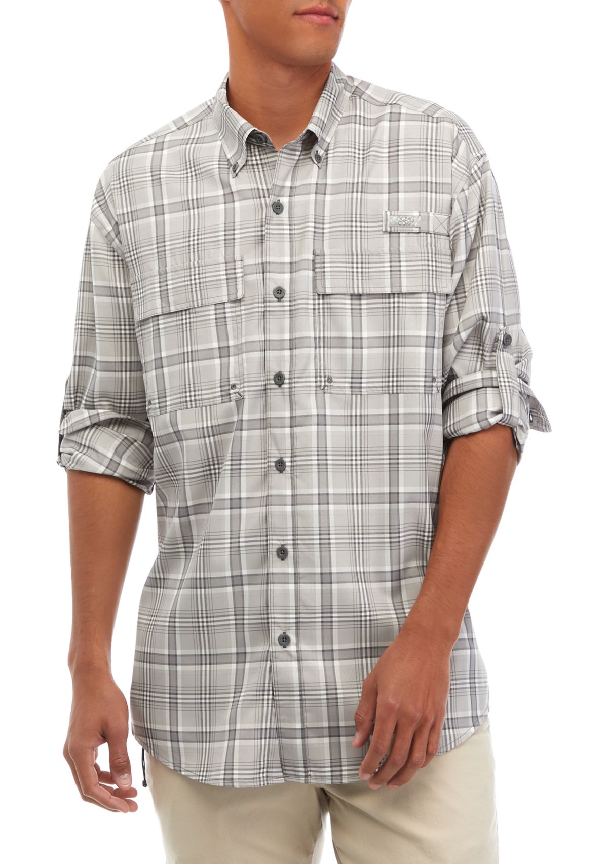 Long Sleeve Yarn Dyed Fishing Shirt