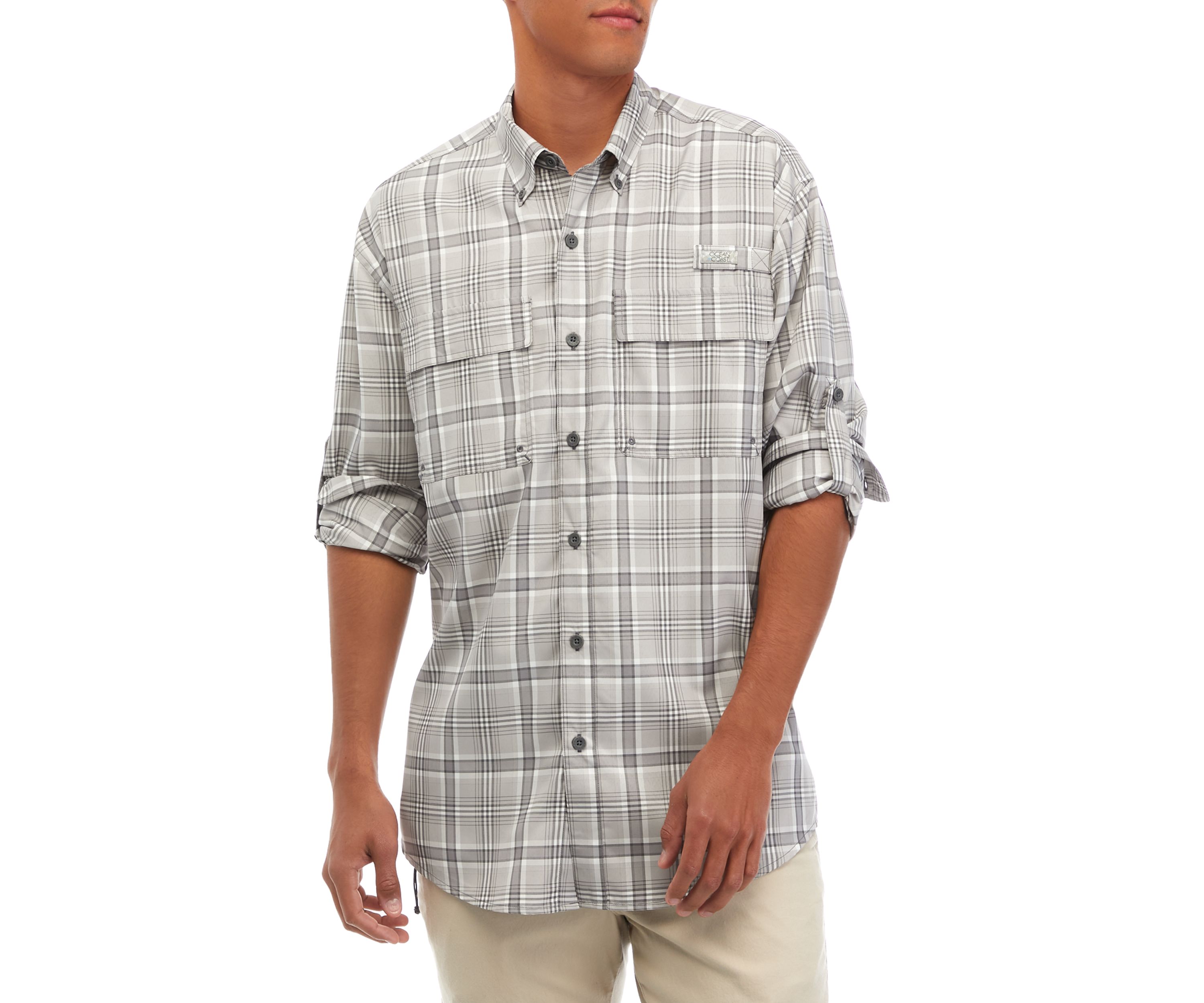 Long Sleeve Yarn Dyed Fishing Shirt