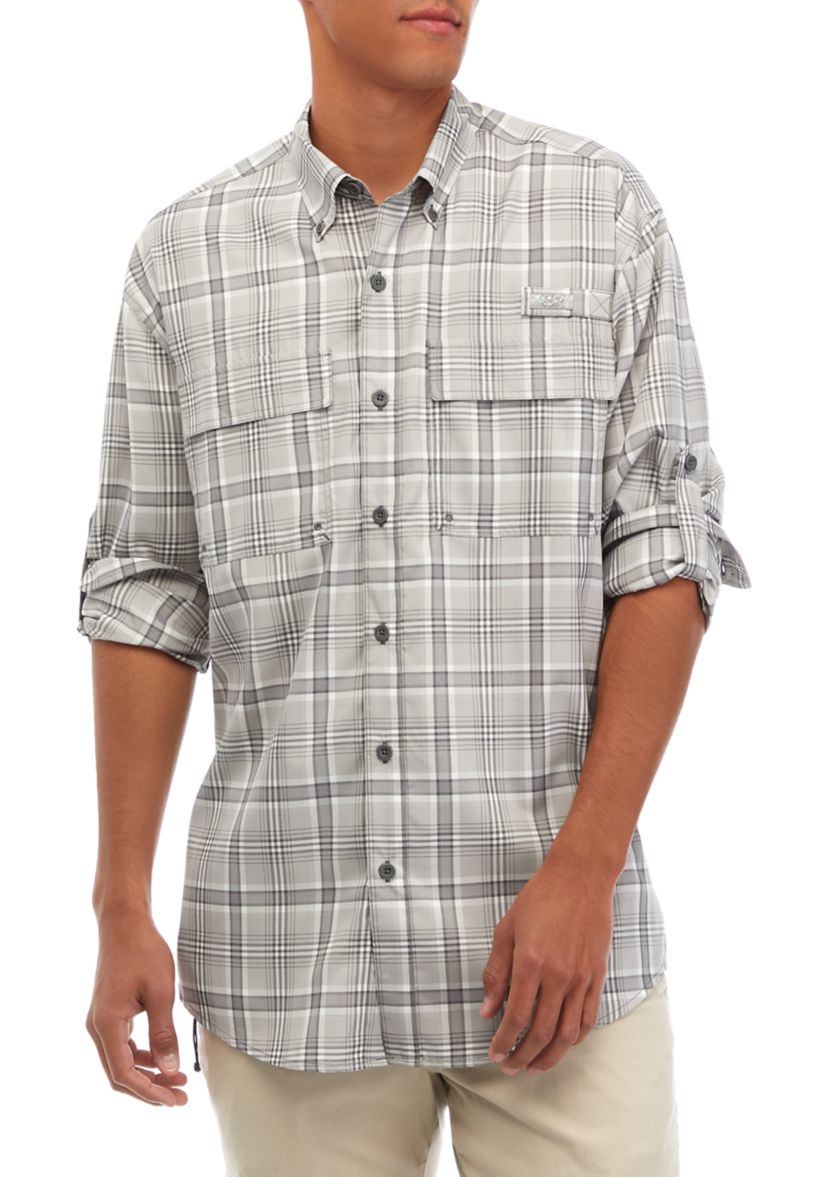 Long Sleeve Yarn Dyed Fishing Shirt