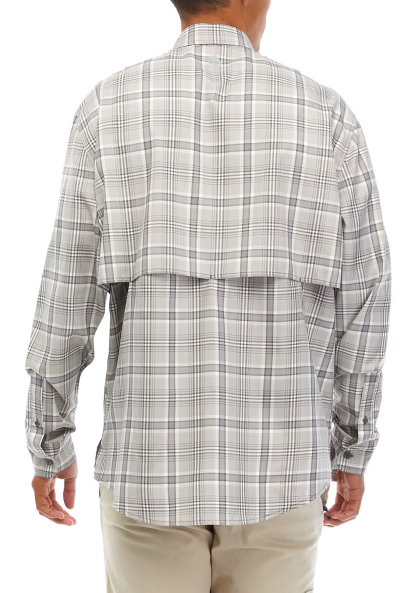 Long Sleeve Yarn Dyed Fishing Shirt