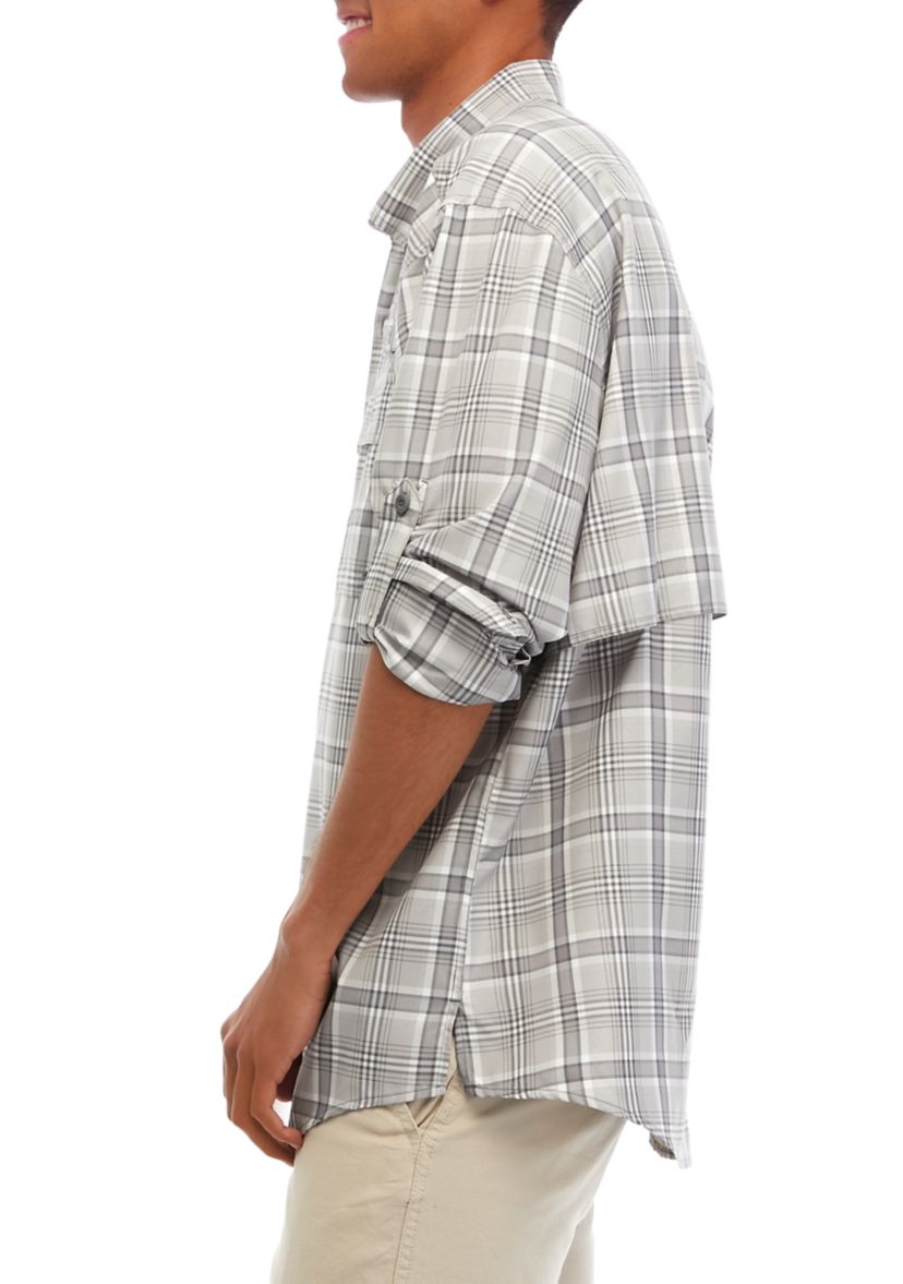 Long Sleeve Yarn Dyed Fishing Shirt
