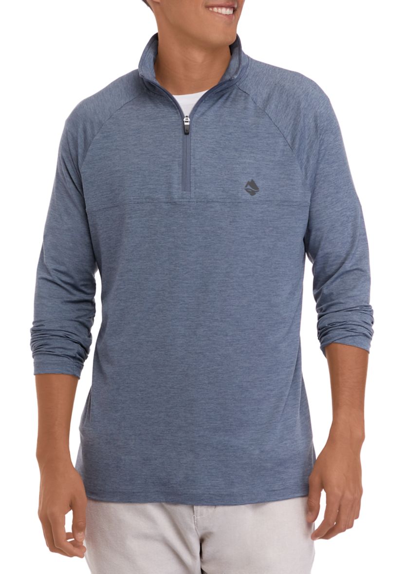 Long Sleeve Solid Performance 1/4 Zip Shirt 