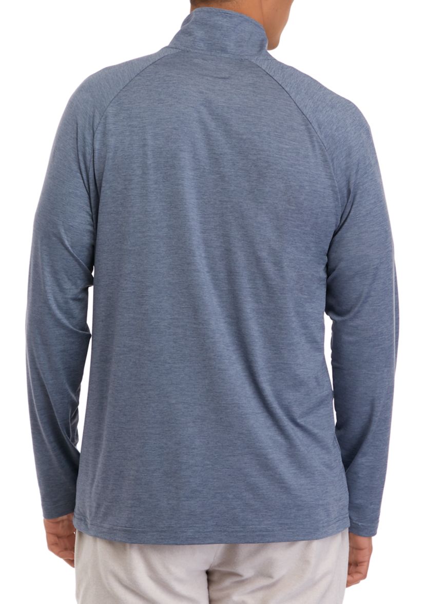 Long Sleeve Solid Performance 1/4 Zip Shirt 