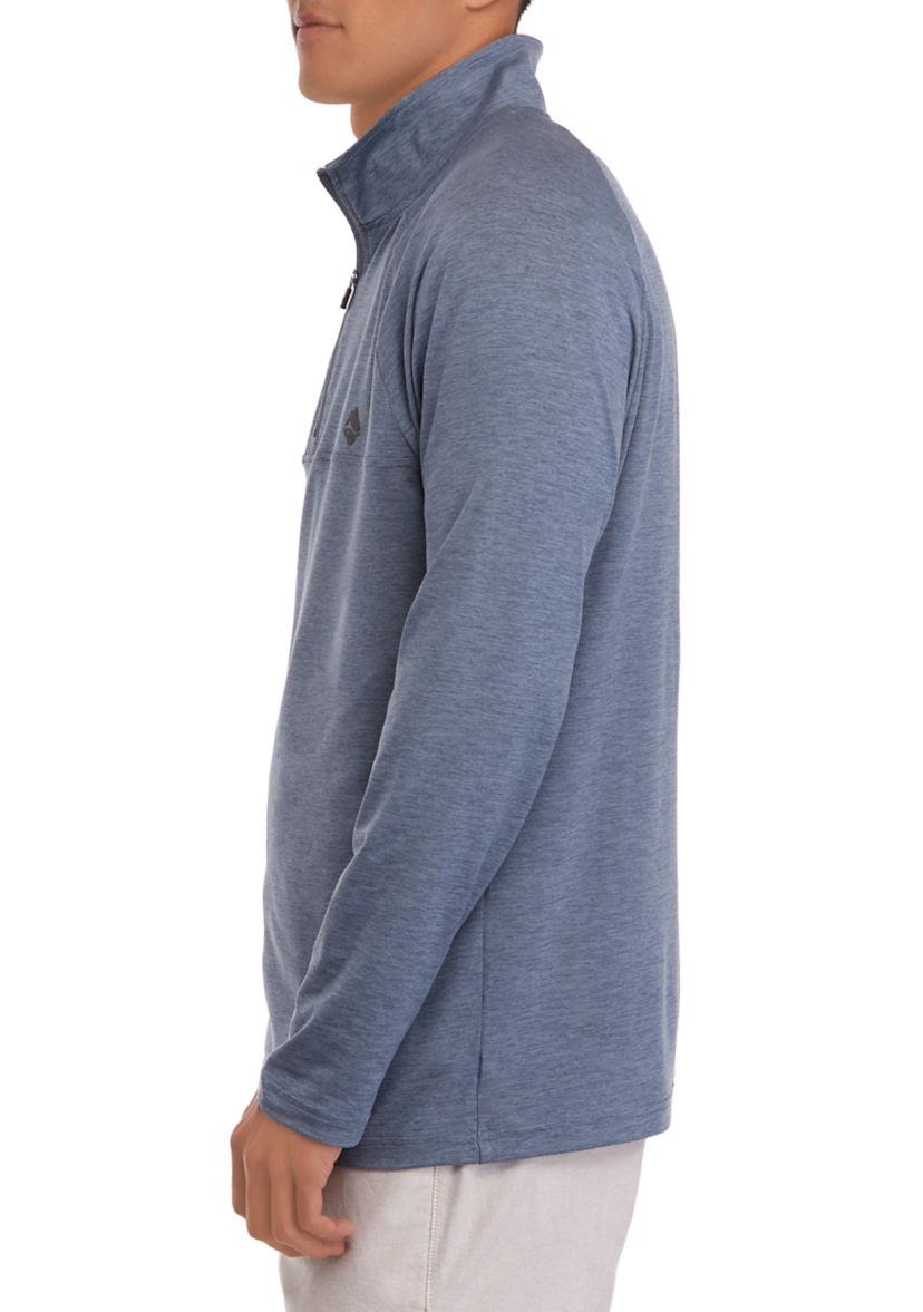 Long Sleeve Solid Performance 1/4 Zip Shirt 