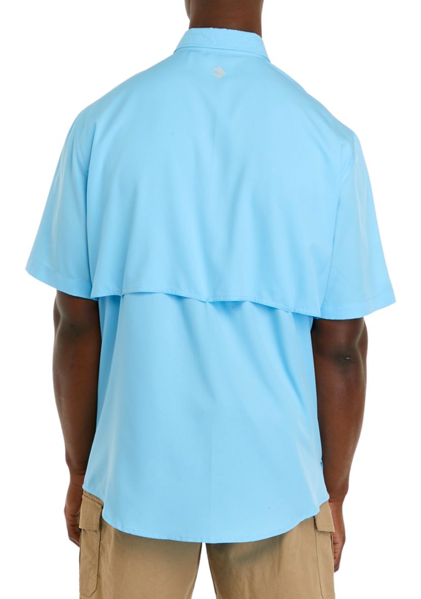 Short Sleeve Solid Fishing Shirt