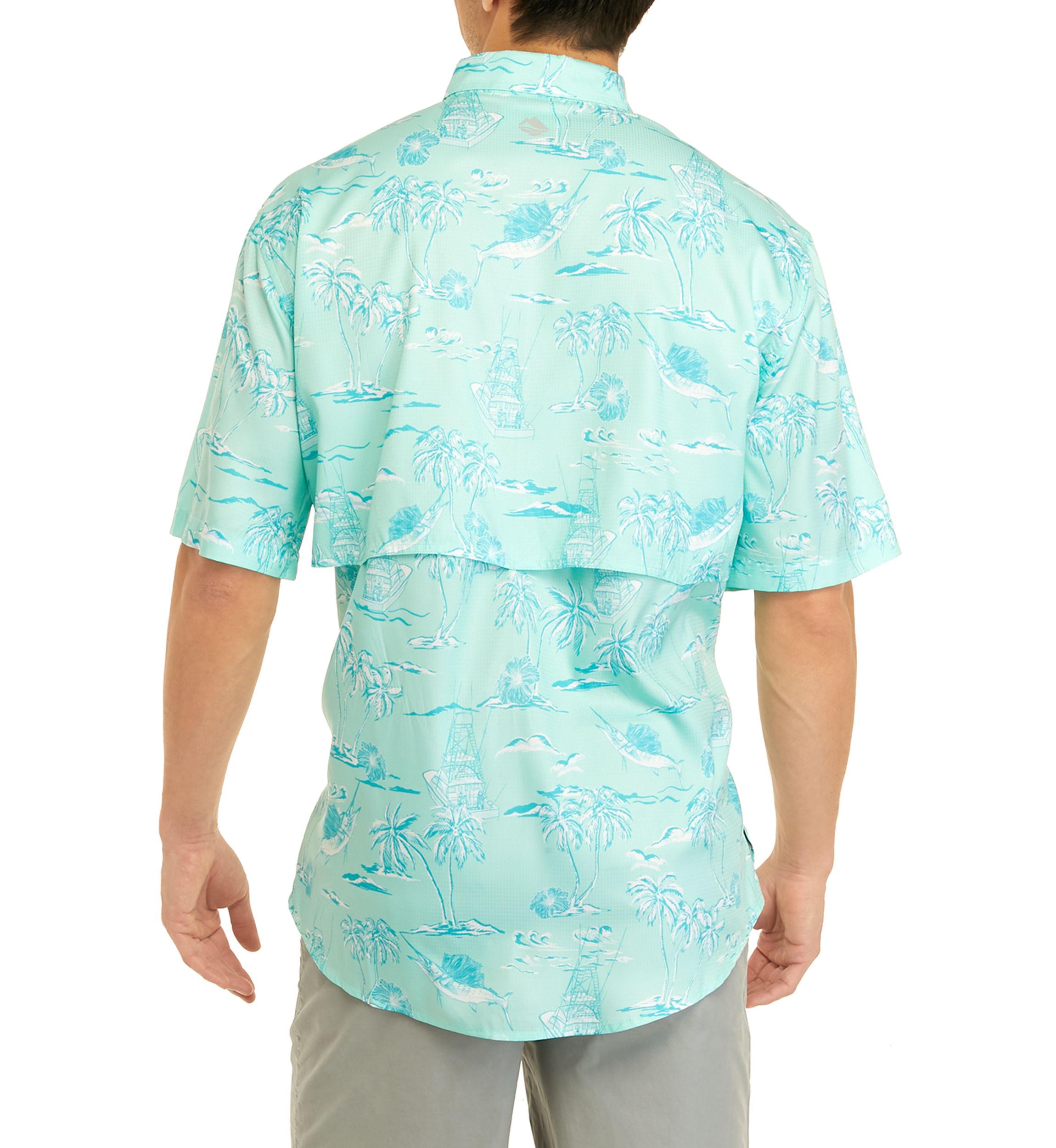 Short Sleeve Printed Fishing Shirt