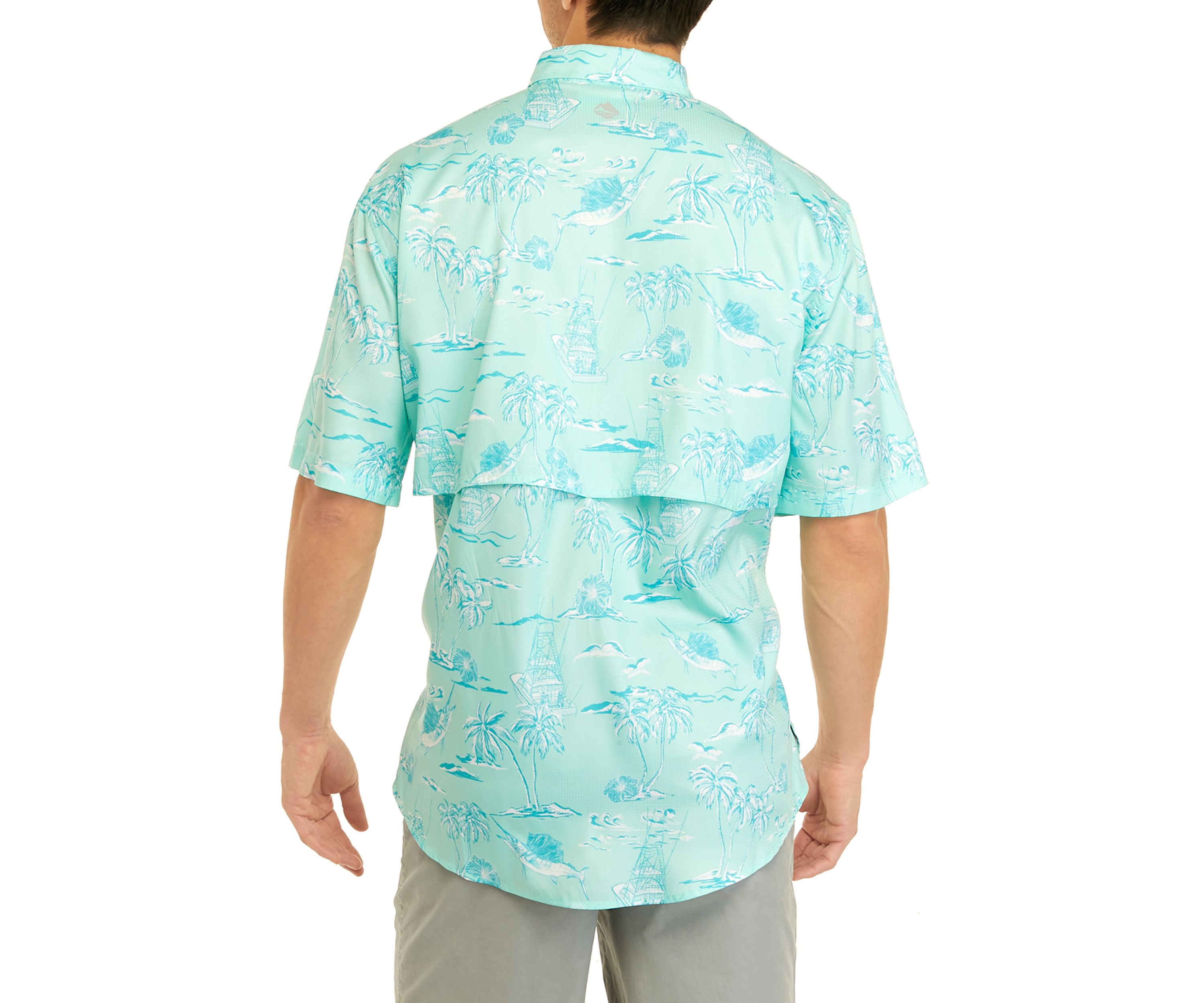 Short Sleeve Printed Fishing Shirt