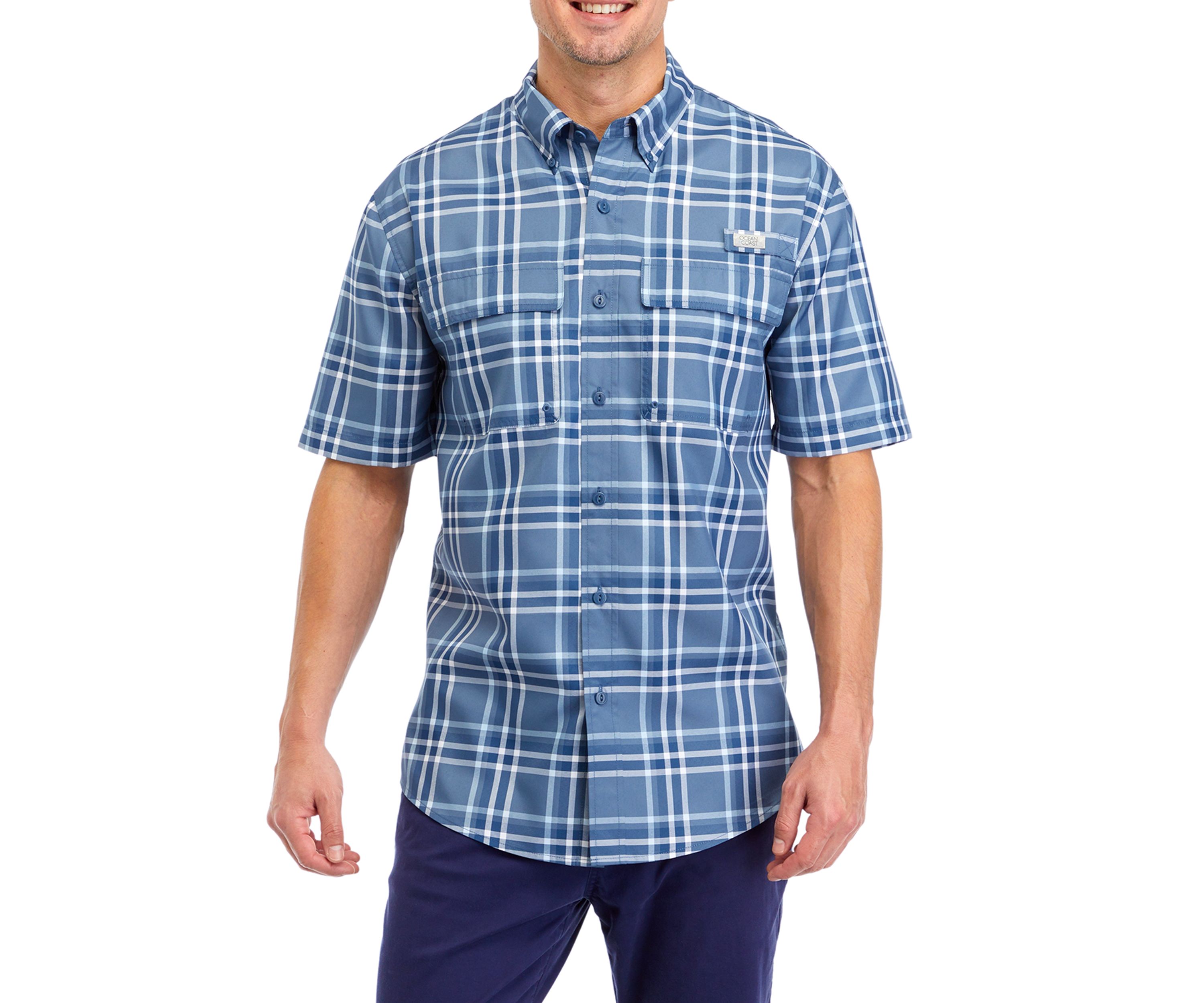Printed Short Sleeve Fishing Shirt