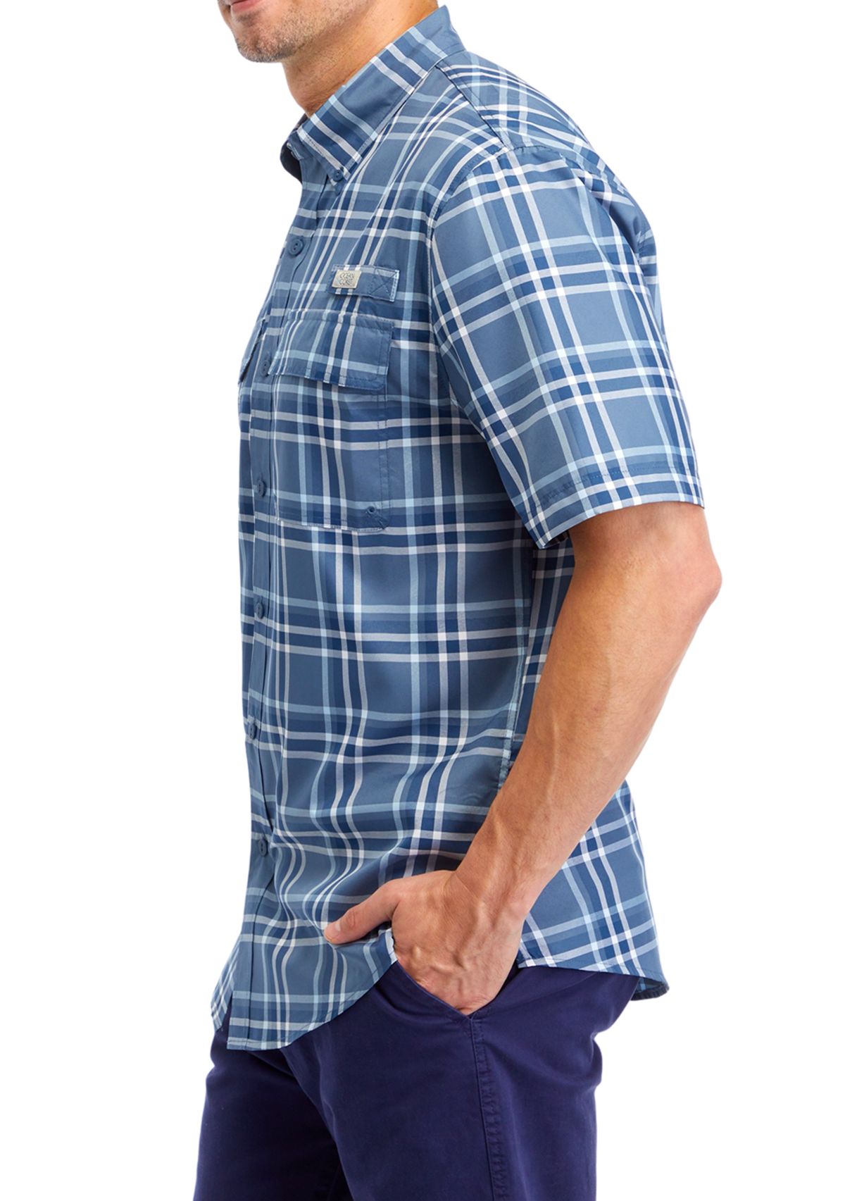 Printed Short Sleeve Fishing Shirt