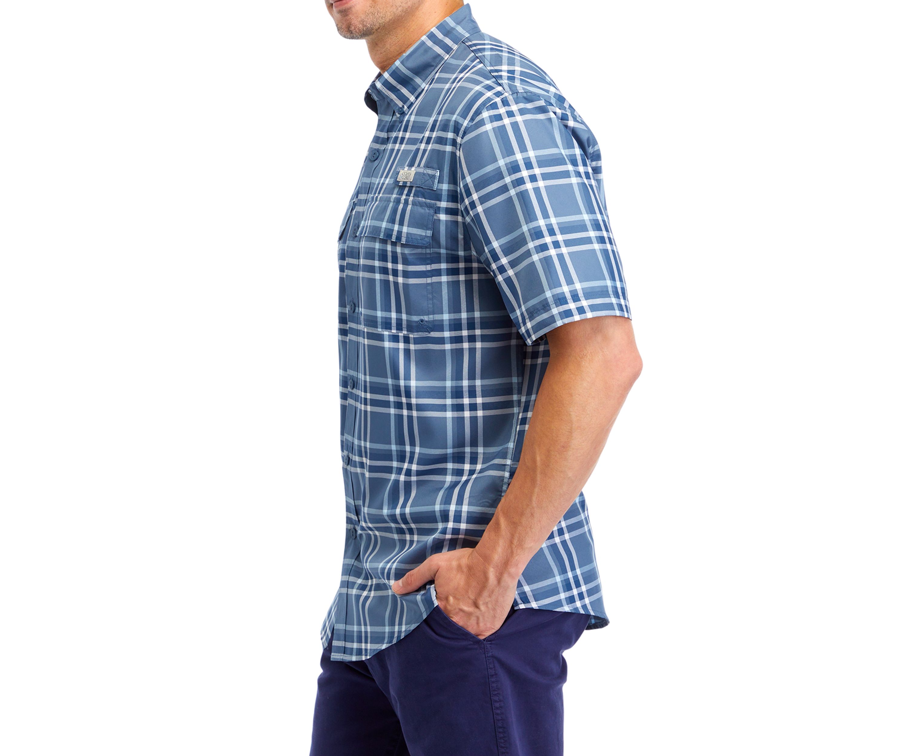 Printed Short Sleeve Fishing Shirt