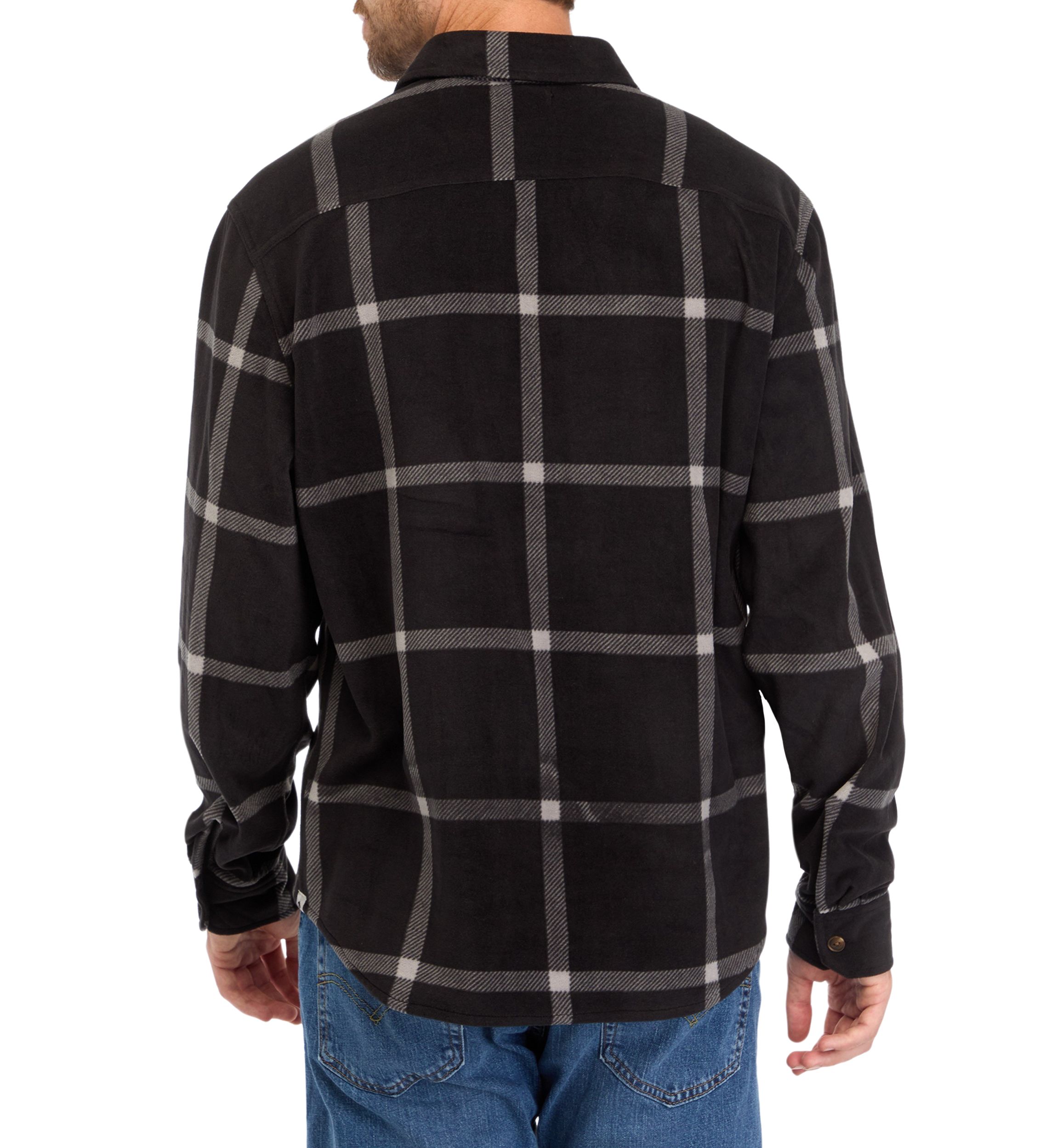 Long Sleeve Printed Polar Fleece Shirt