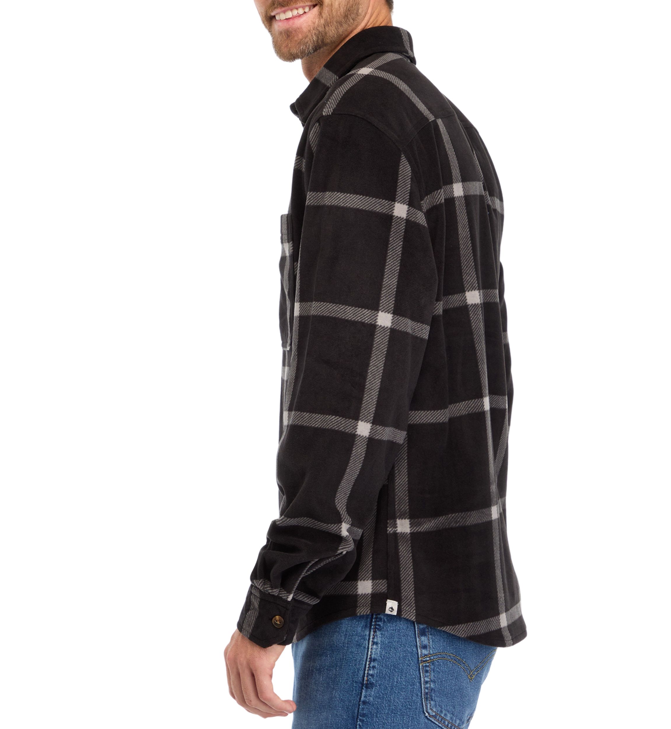 Long Sleeve Printed Polar Fleece Shirt