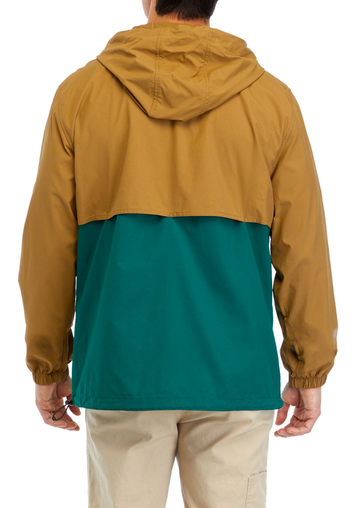 Color Block Fishing Anorak Jacket