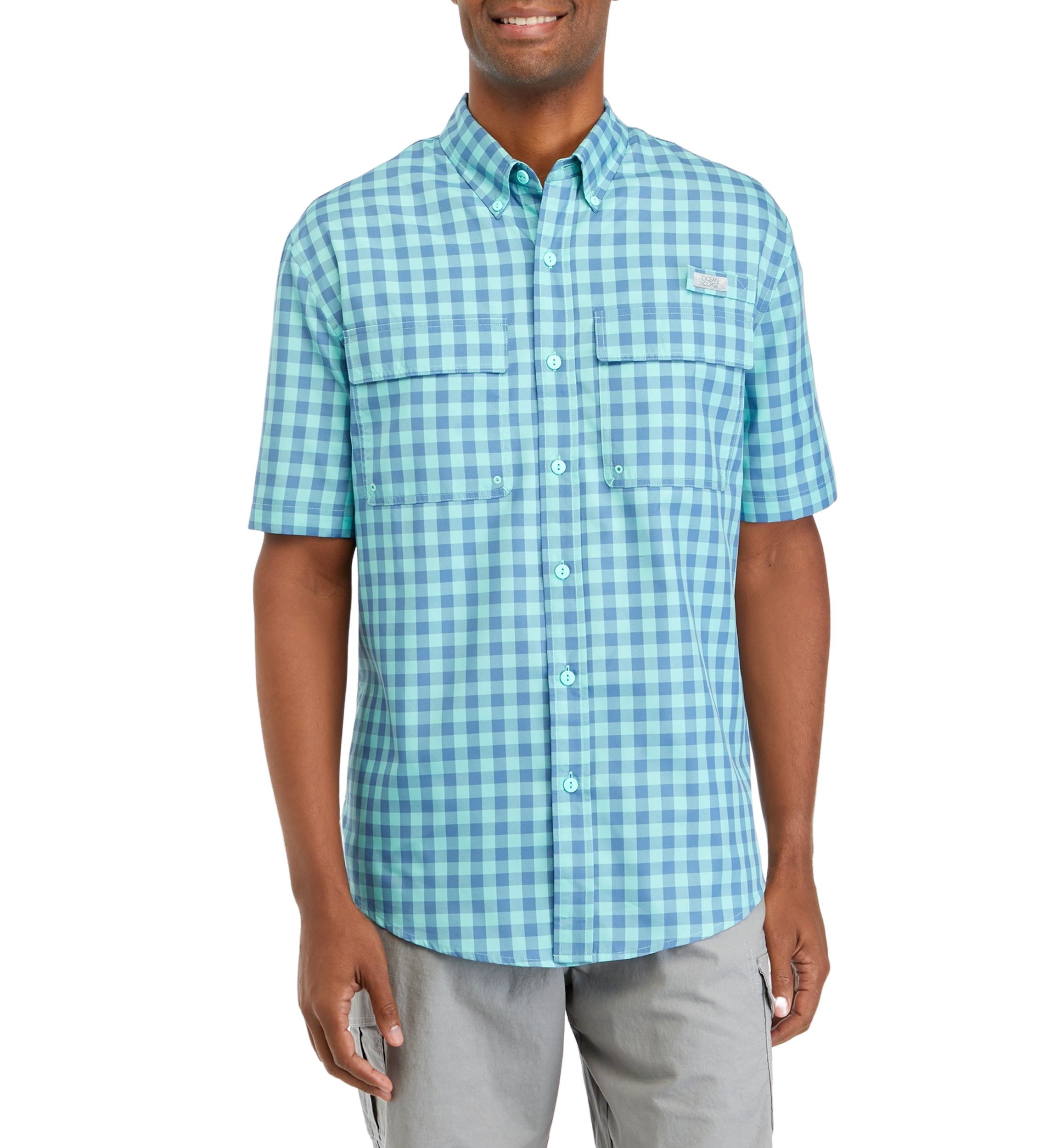 Short Sleeve Yarn Dyed Fishing Shirt
