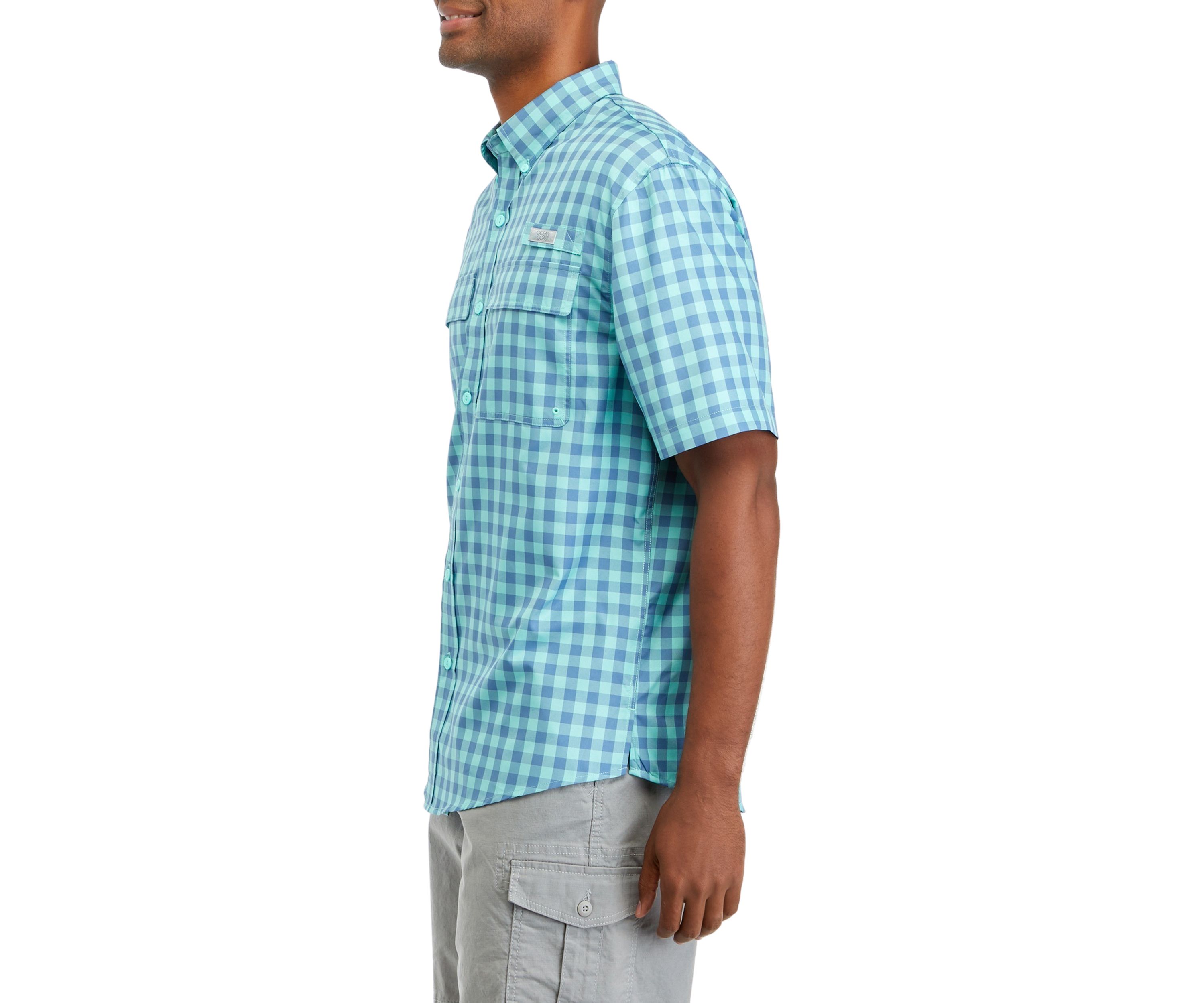 Short Sleeve Yarn Dyed Fishing Shirt