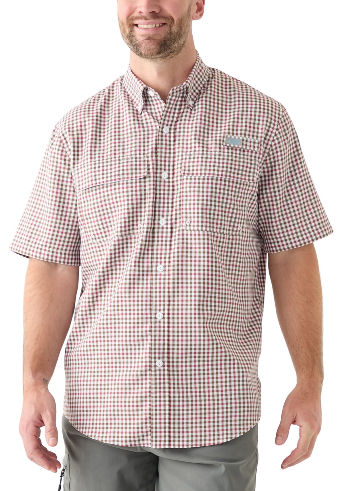 Short Sleeve Yarn Dyed Fishing Shirt