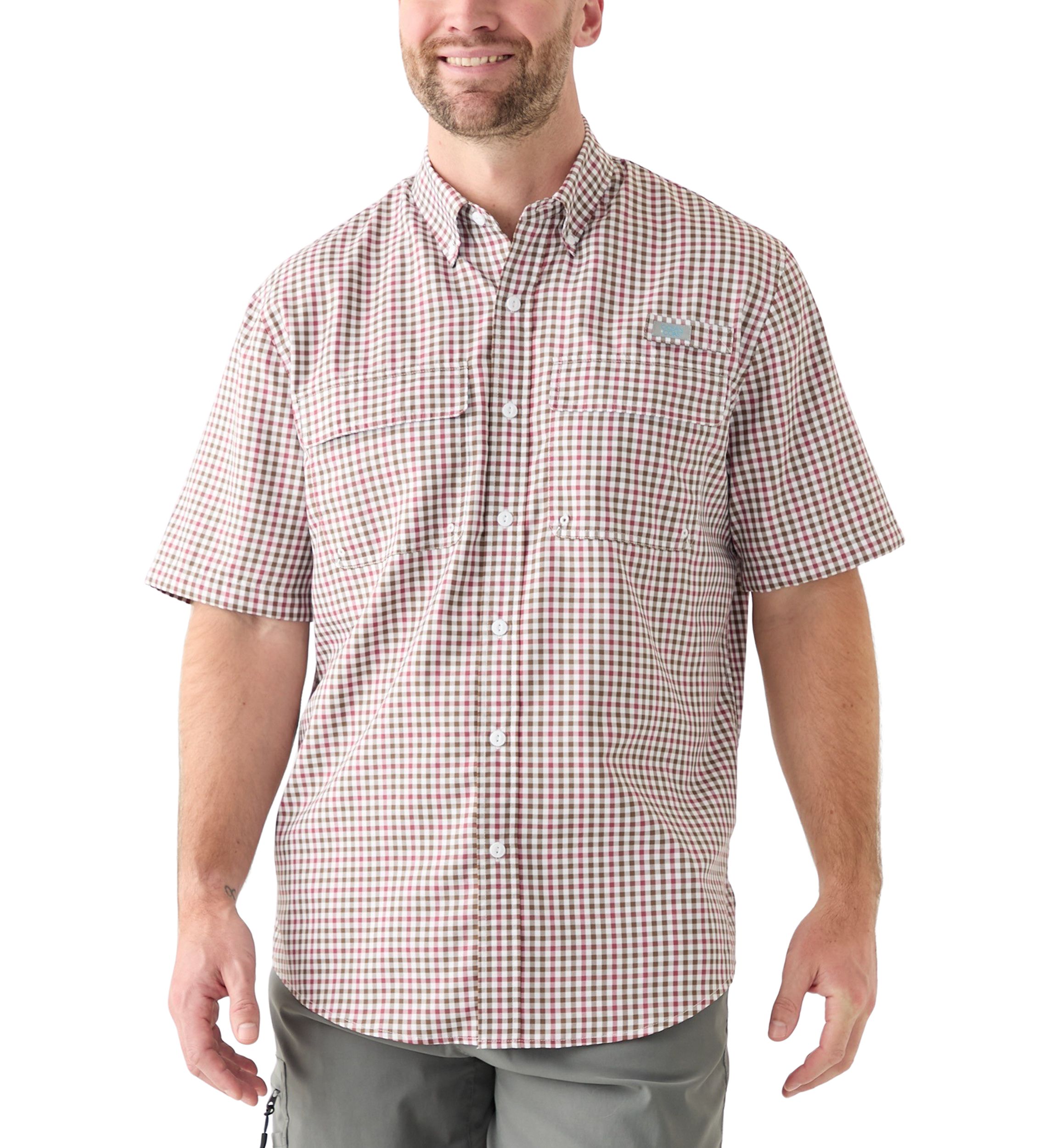 Short Sleeve Yarn Dyed Fishing Shirt