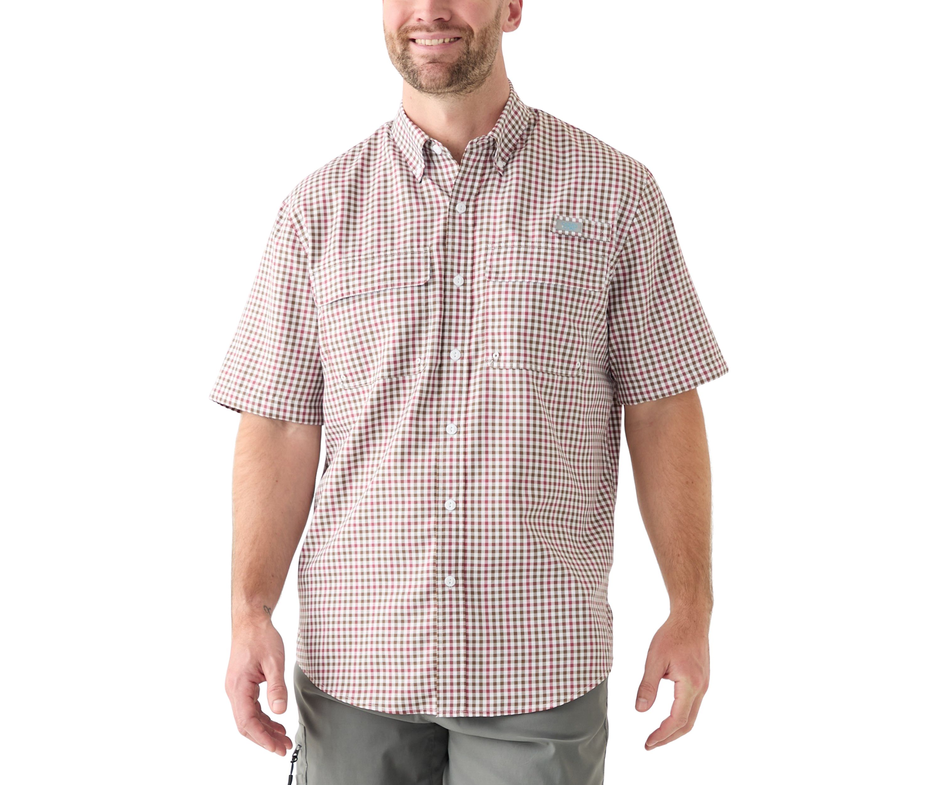 Short Sleeve Yarn Dyed Fishing Shirt