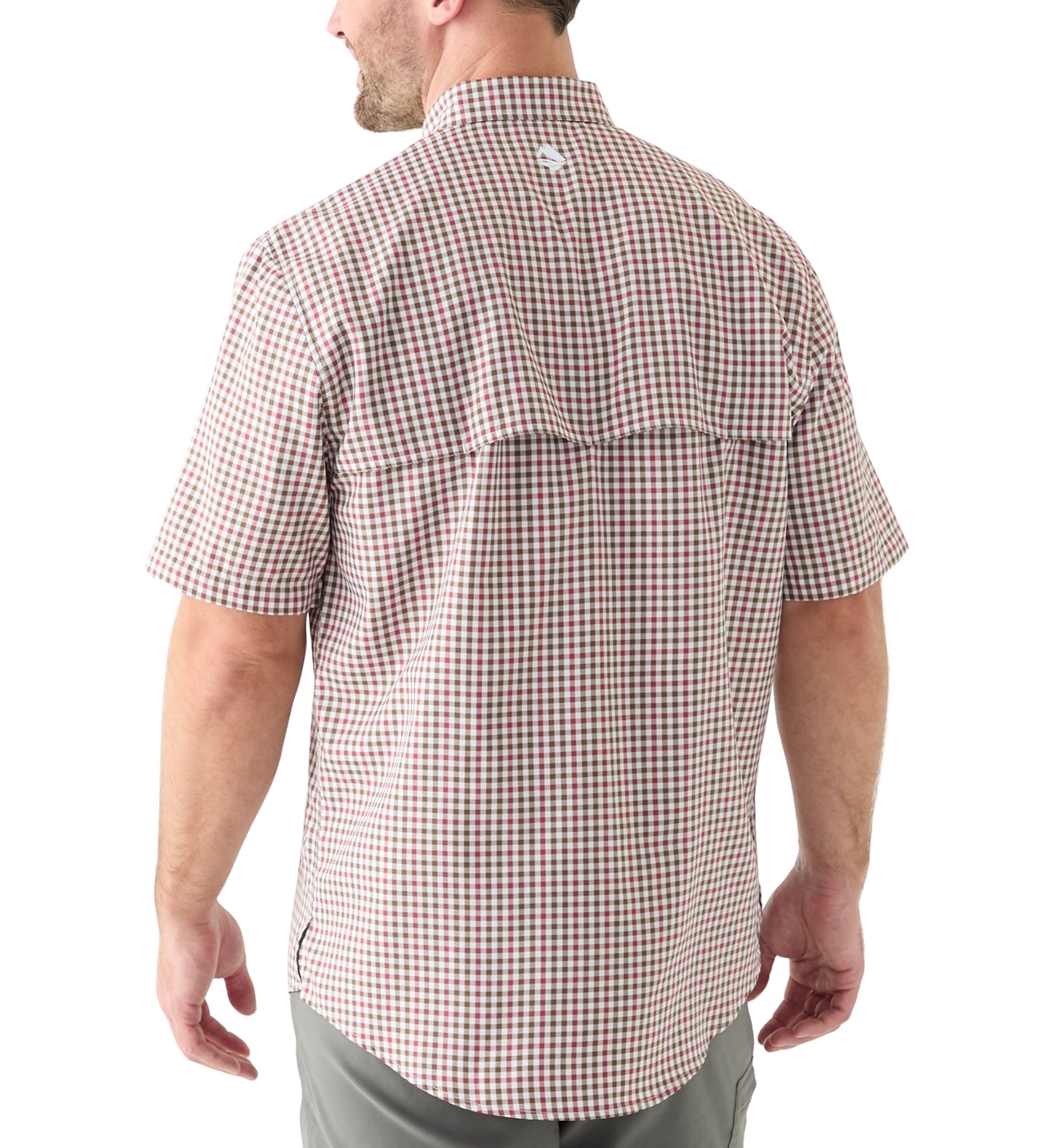 Short Sleeve Yarn Dyed Fishing Shirt