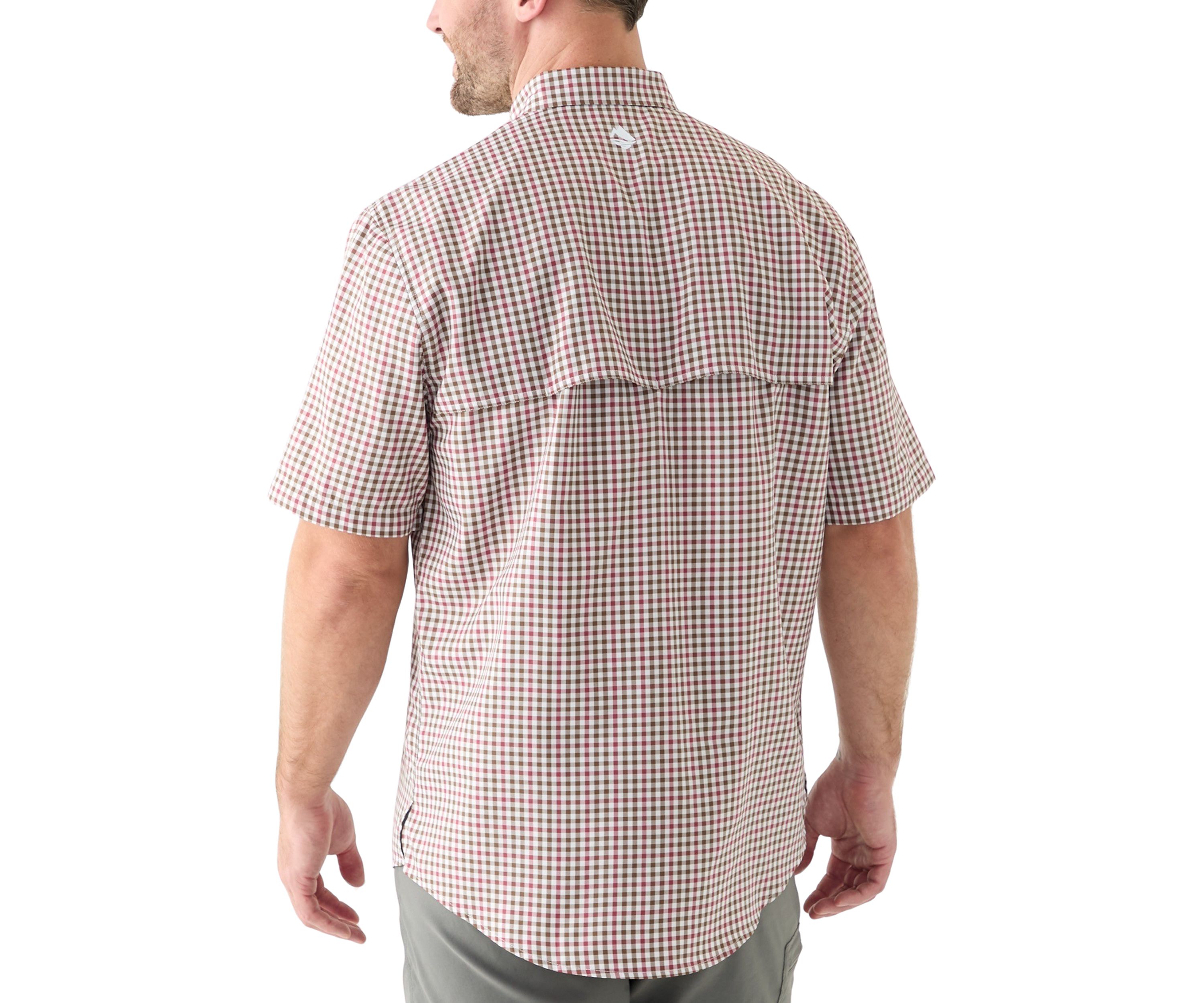 Short Sleeve Yarn Dyed Fishing Shirt