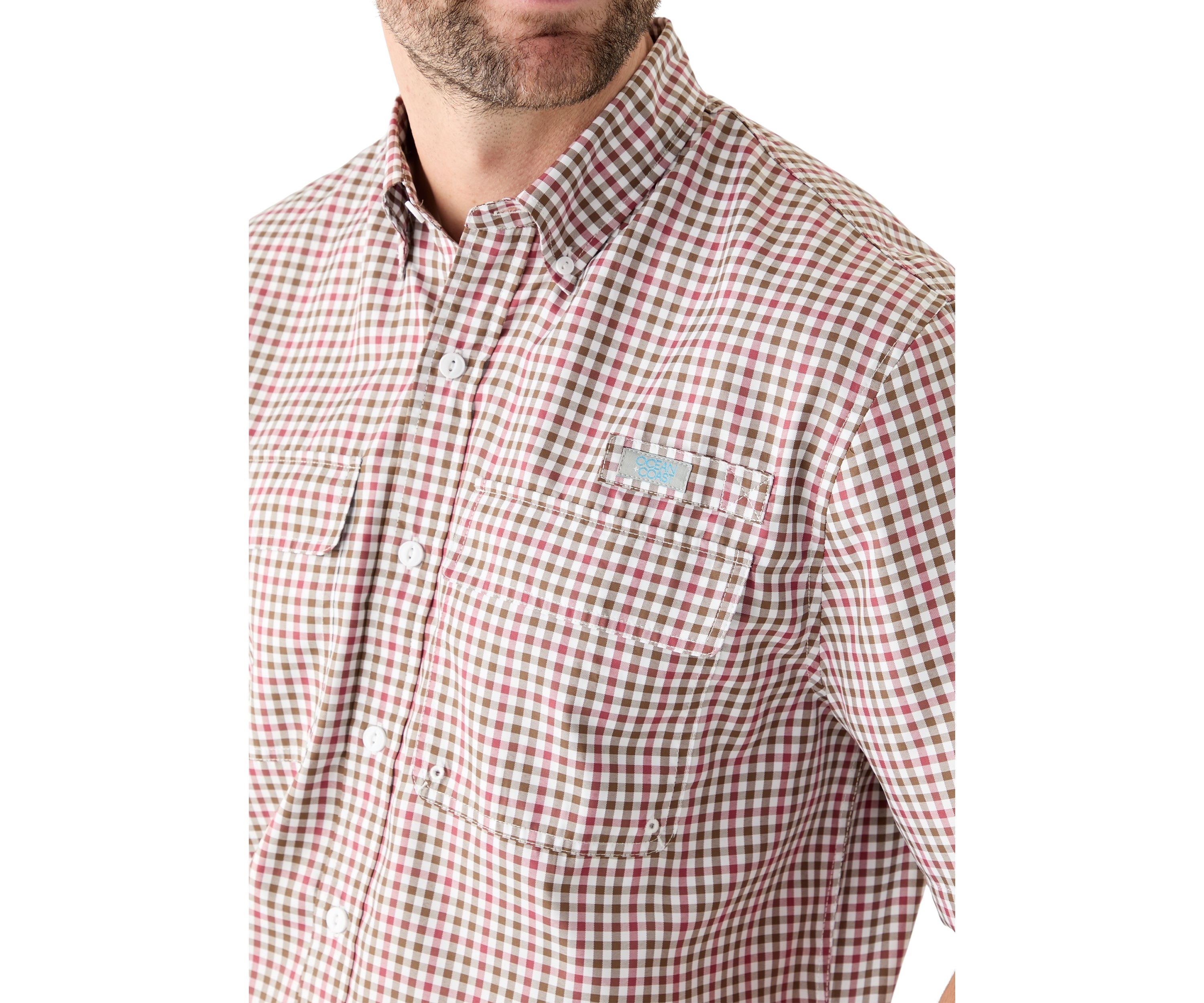 Short Sleeve Yarn Dyed Fishing Shirt