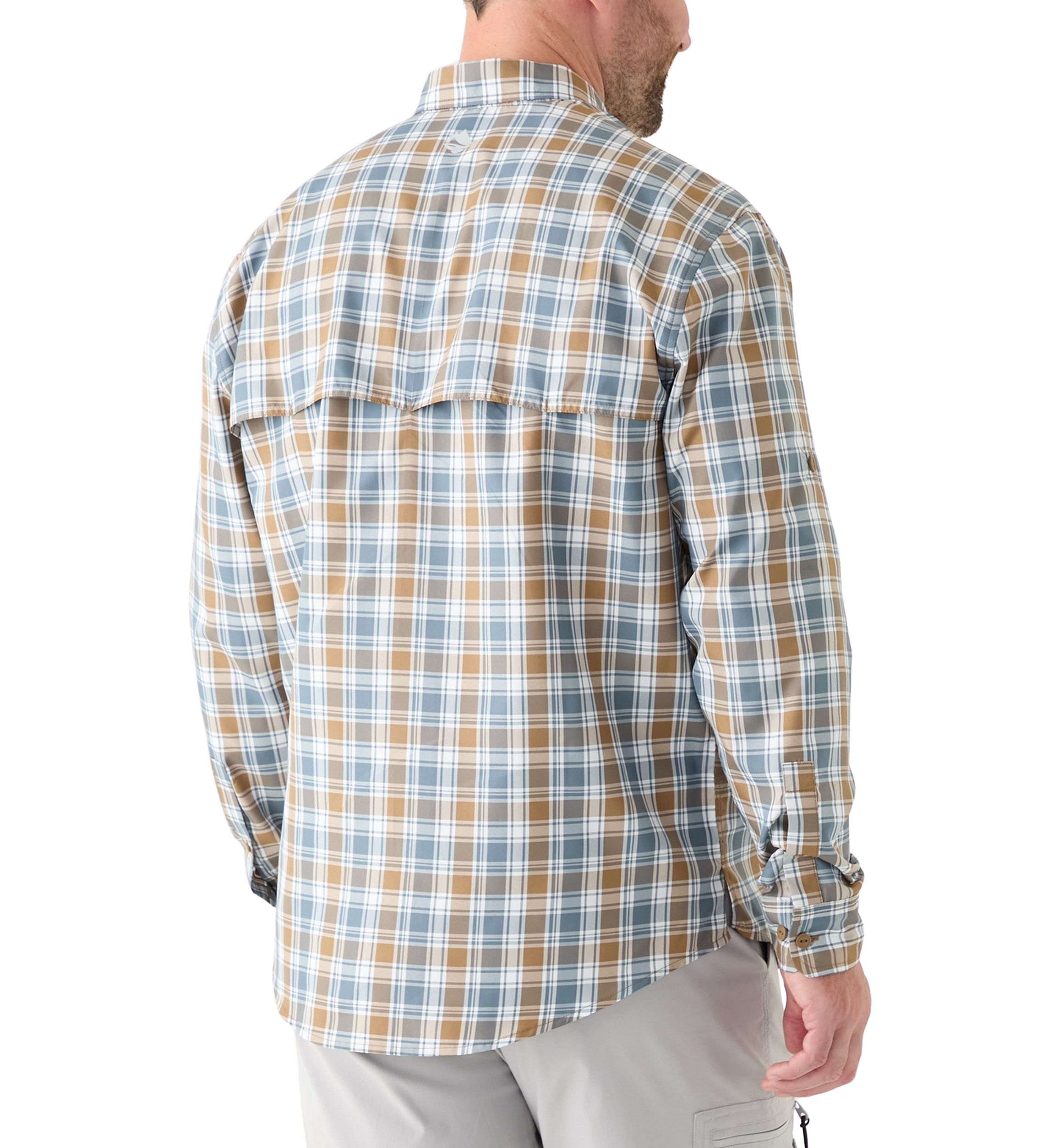 Long Sleeve Yarn Dyed Fishing Shirt