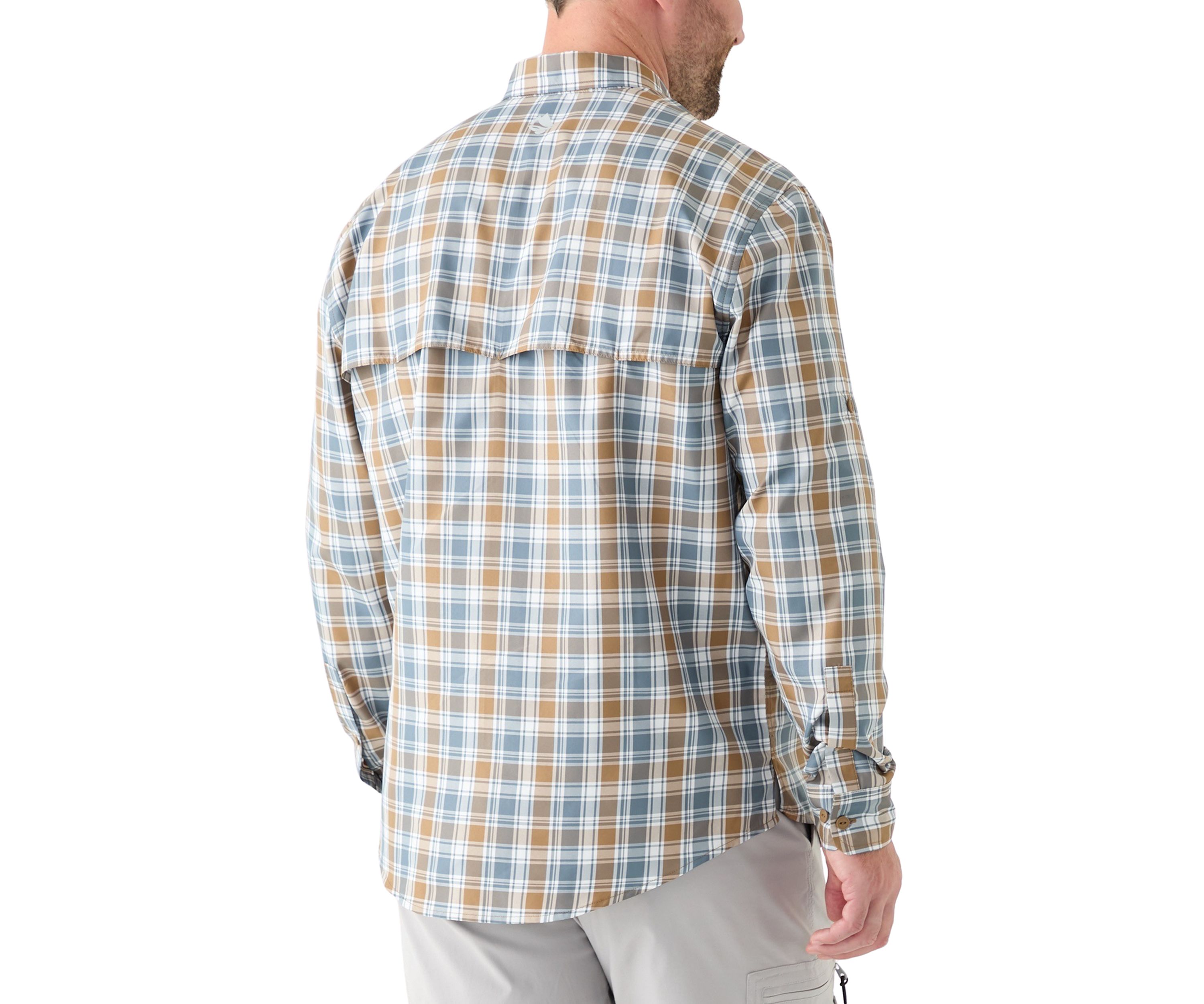 Long Sleeve Yarn Dyed Fishing Shirt