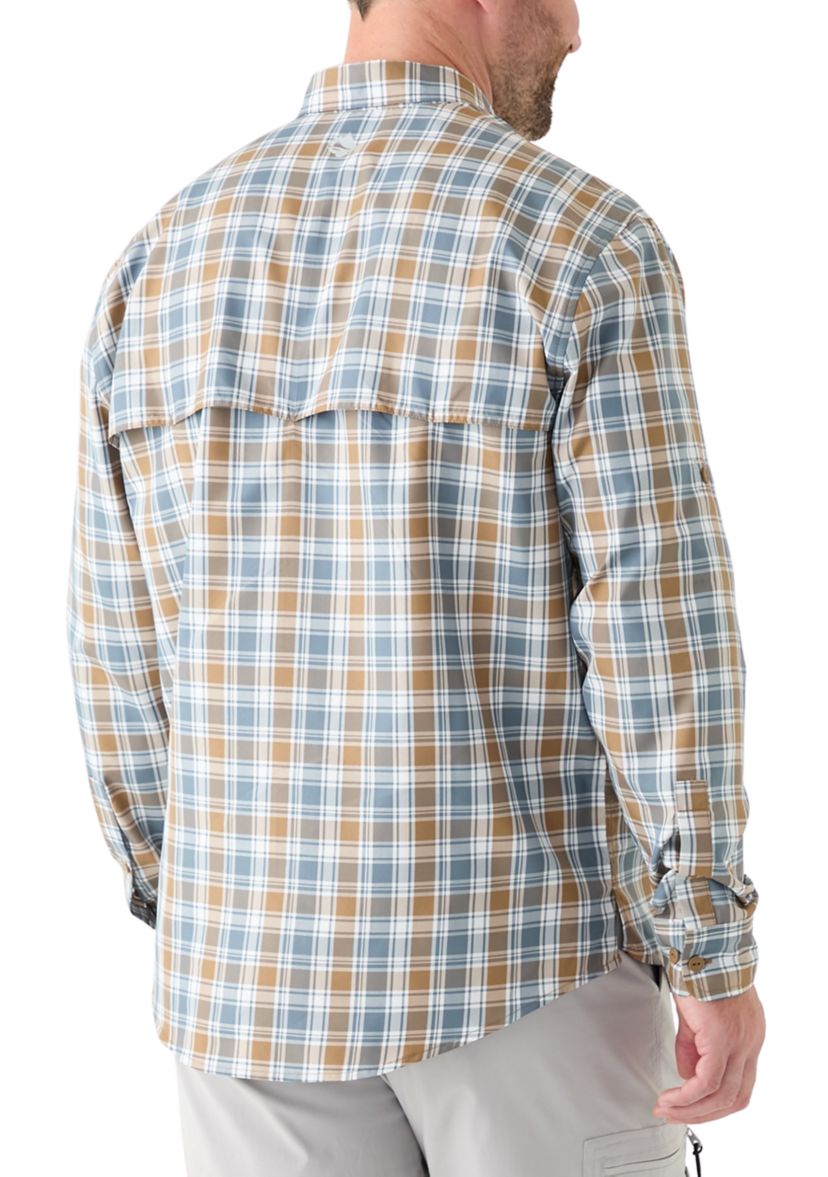 Long Sleeve Yarn Dyed Fishing Shirt