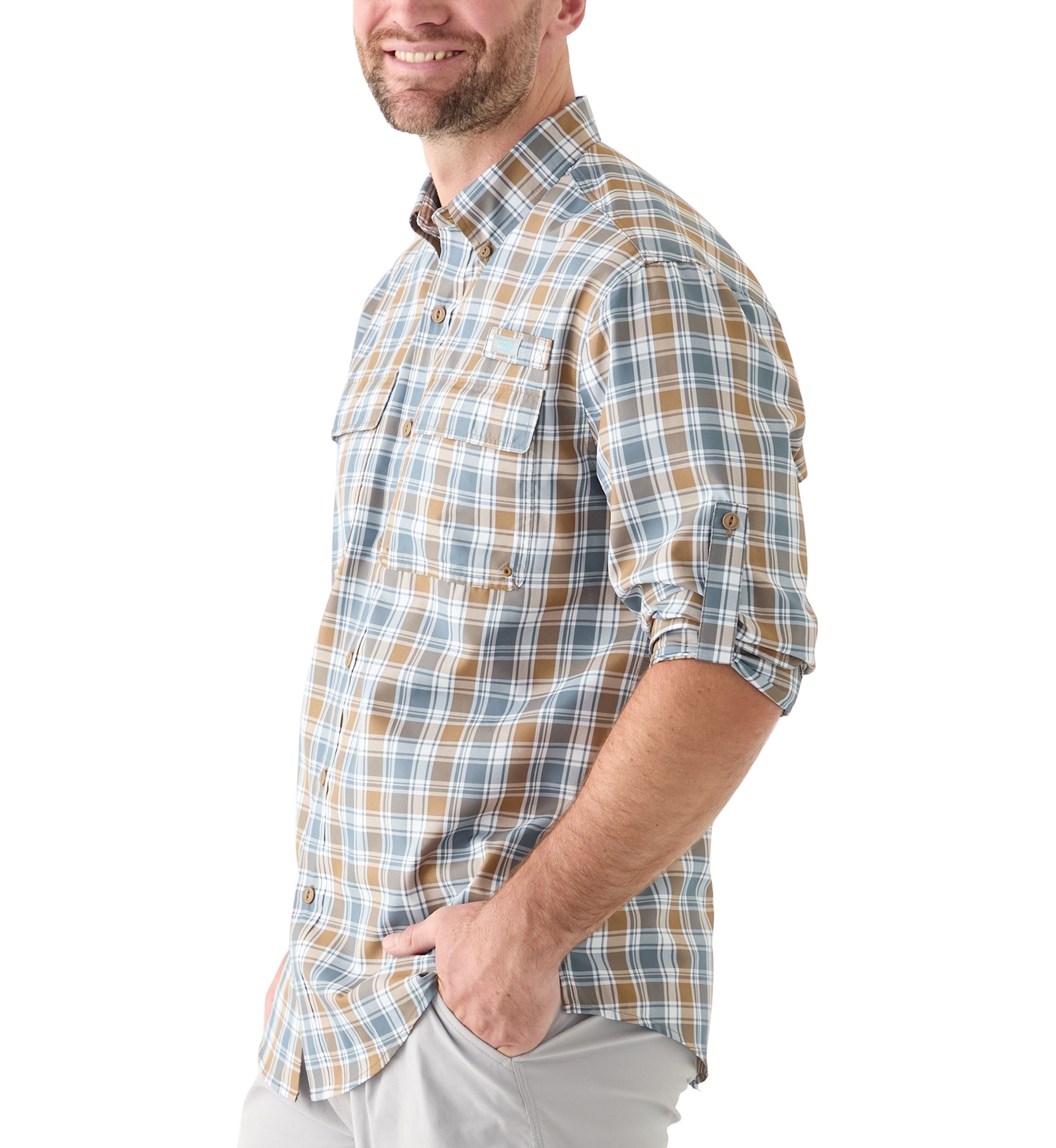 Long Sleeve Yarn Dyed Fishing Shirt