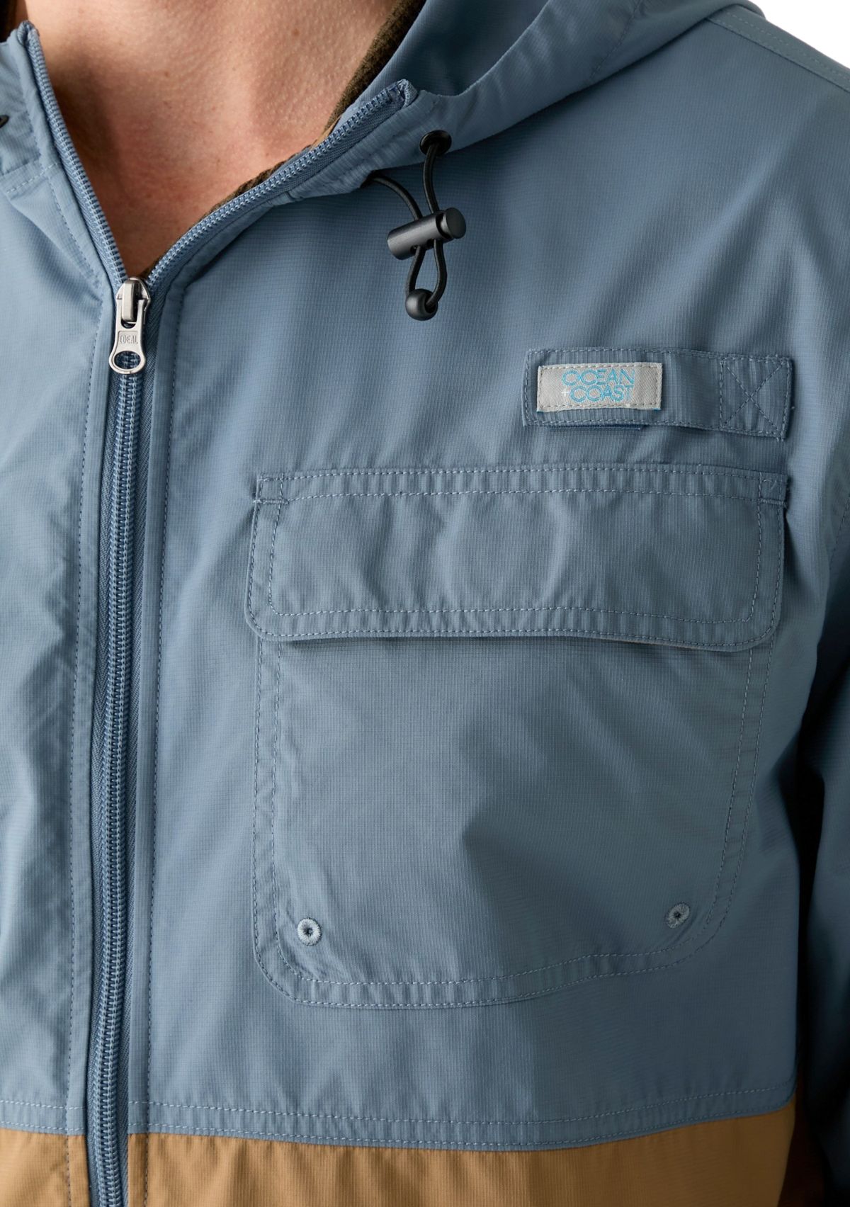 Color Block Fishing Jacket