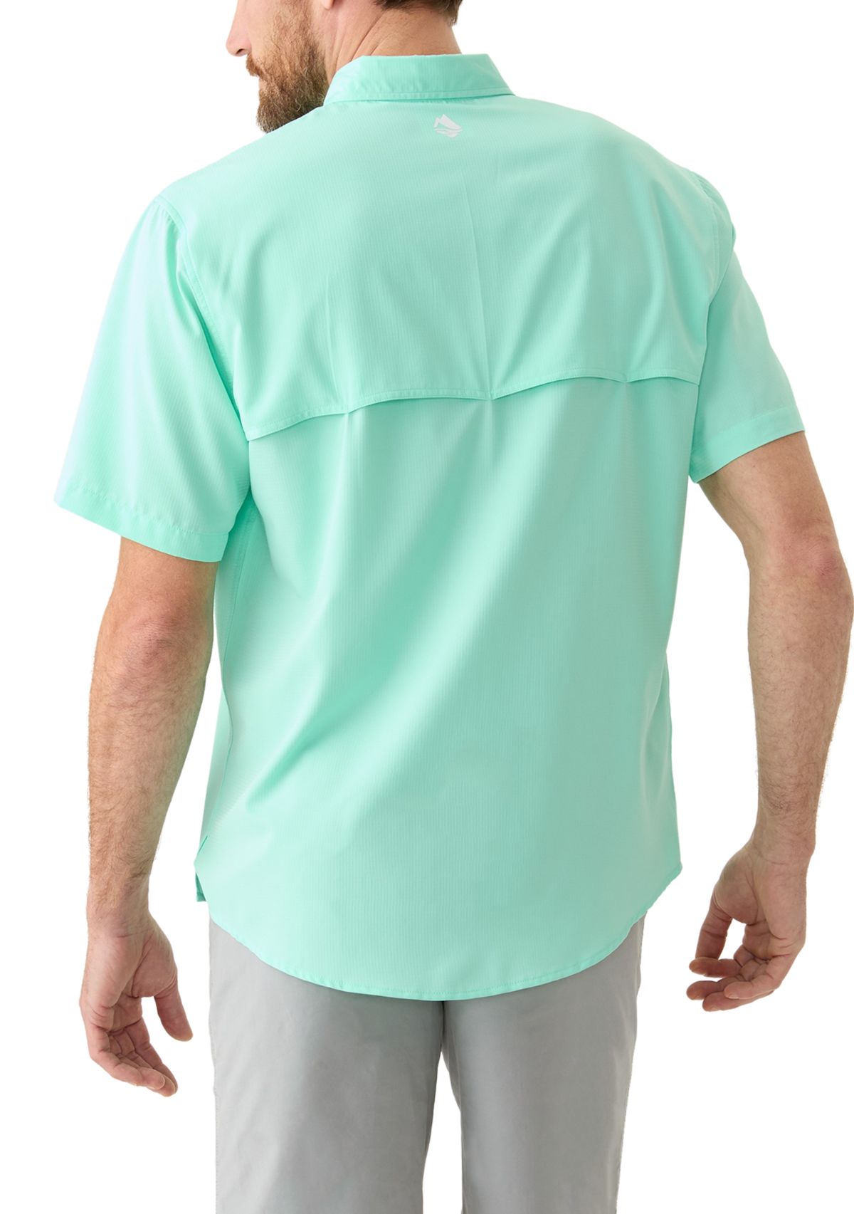 Short Sleeve Solid Fishing Shirt 