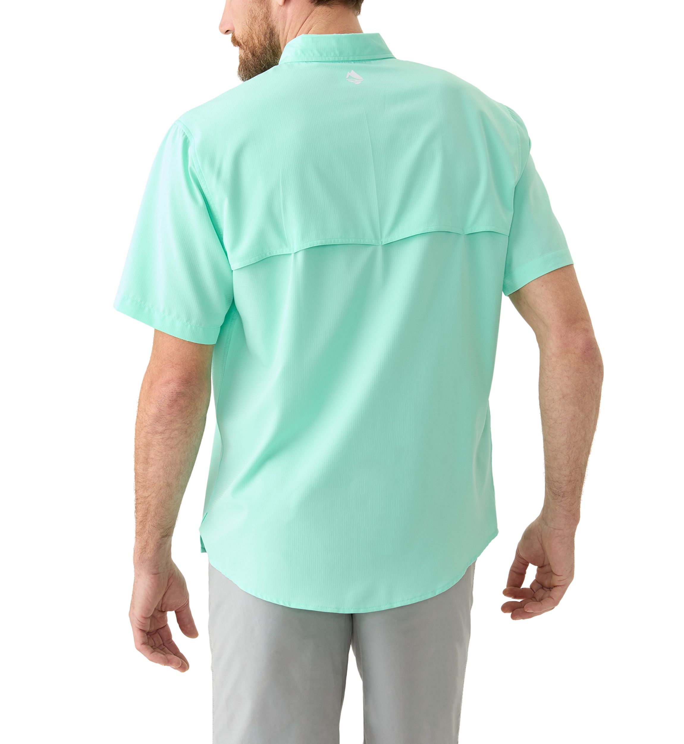 Short Sleeve Solid Fishing Shirt 