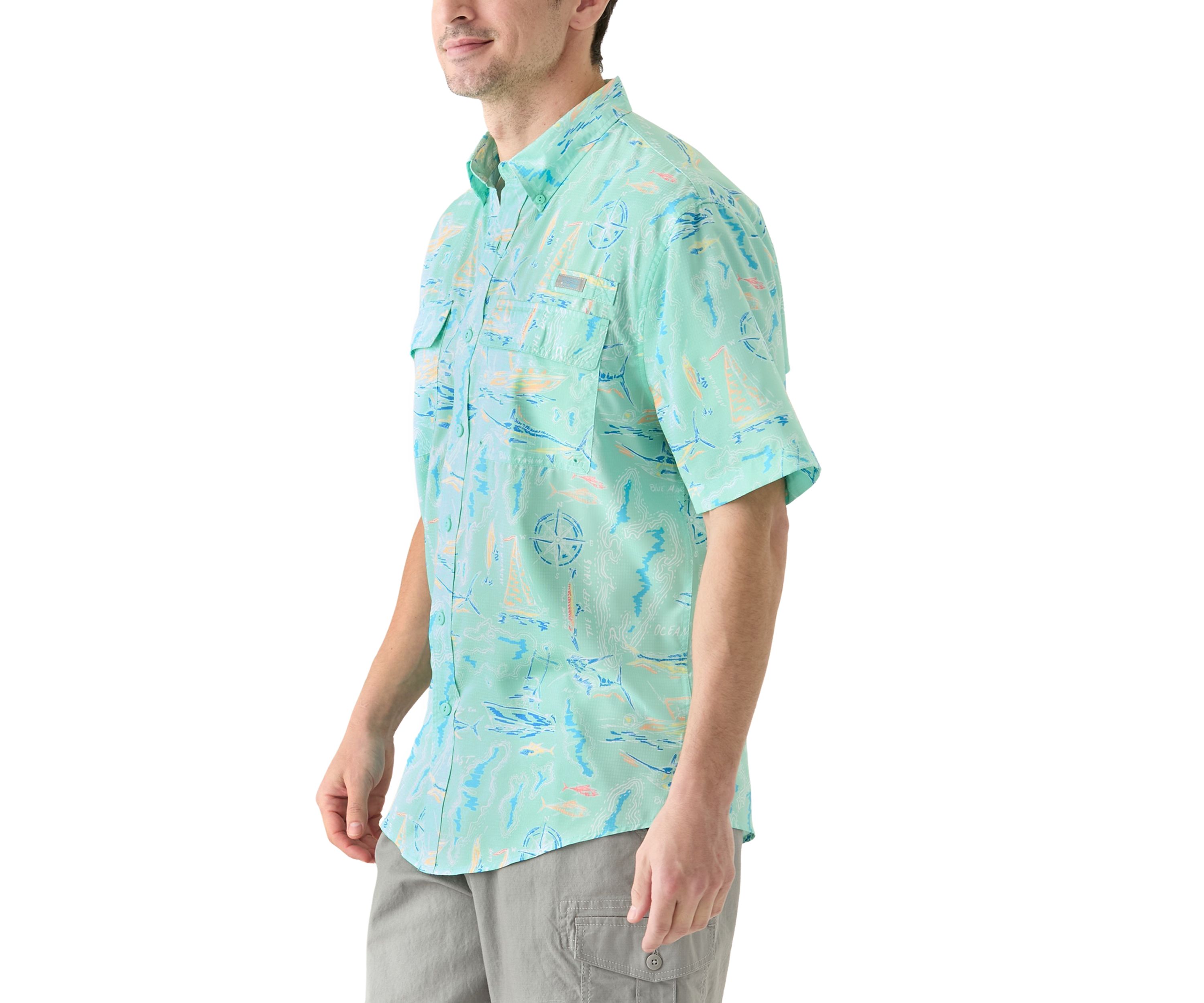 Short Sleeve Printed Fishing Shirt