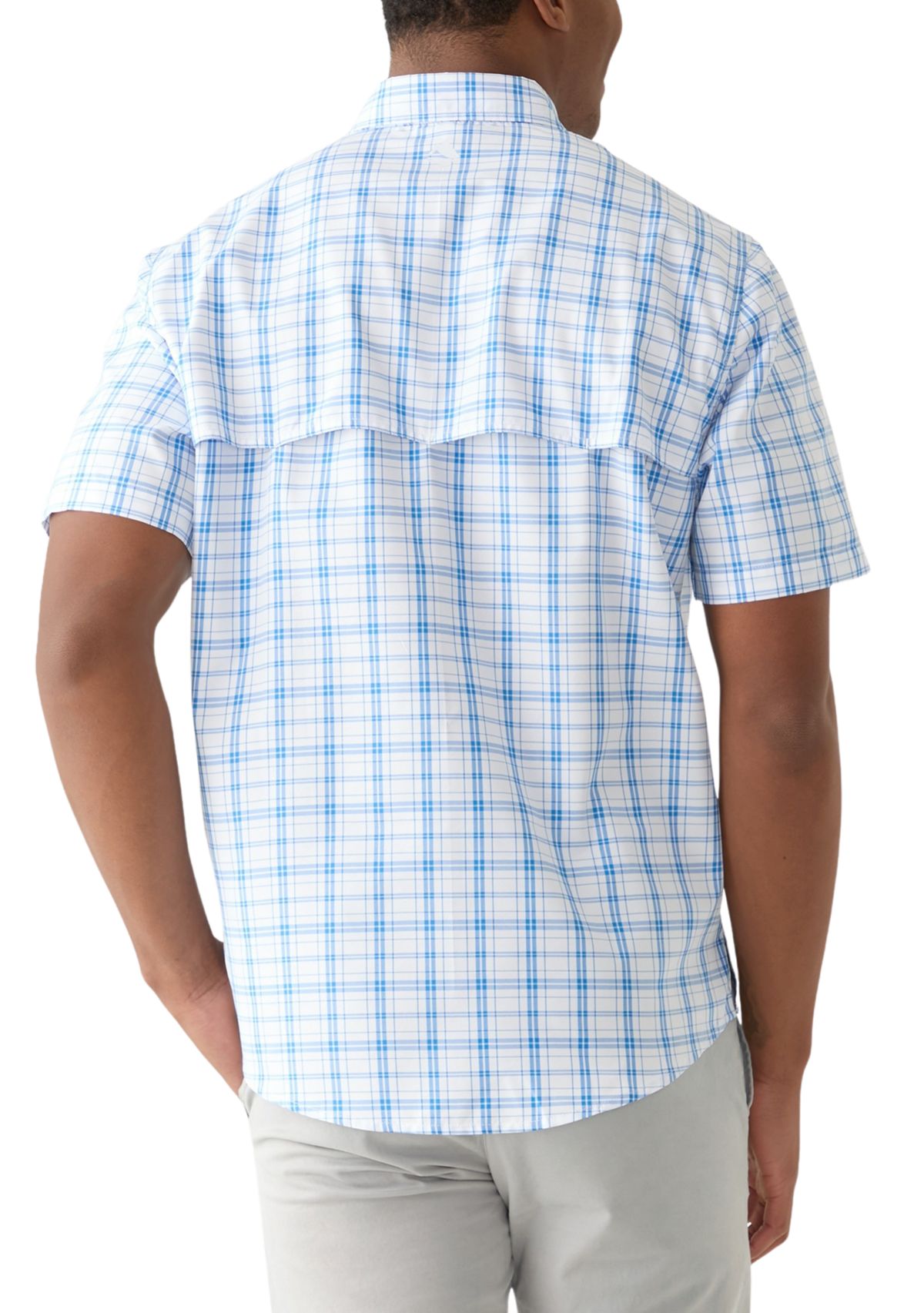 Short Sleeve Yarn Dyed Fishing Shirt