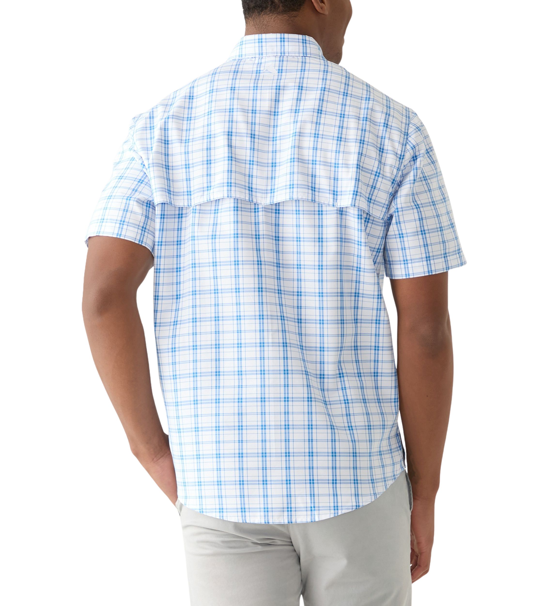 Short Sleeve Yarn Dyed Fishing Shirt