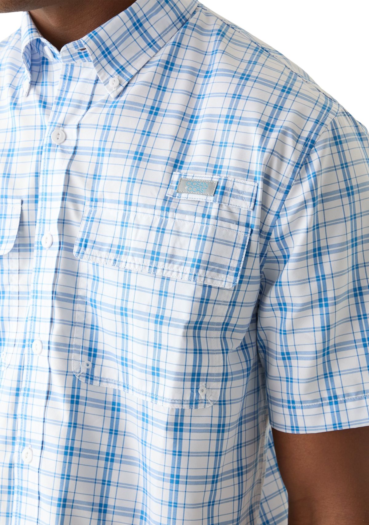 Short Sleeve Yarn Dyed Fishing Shirt