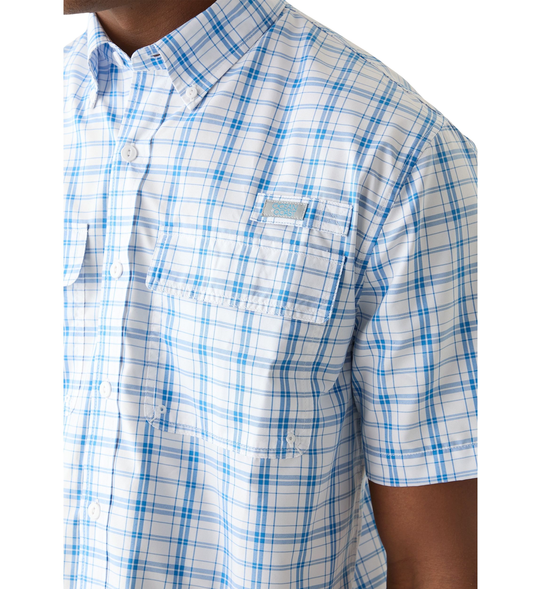 Short Sleeve Yarn Dyed Fishing Shirt