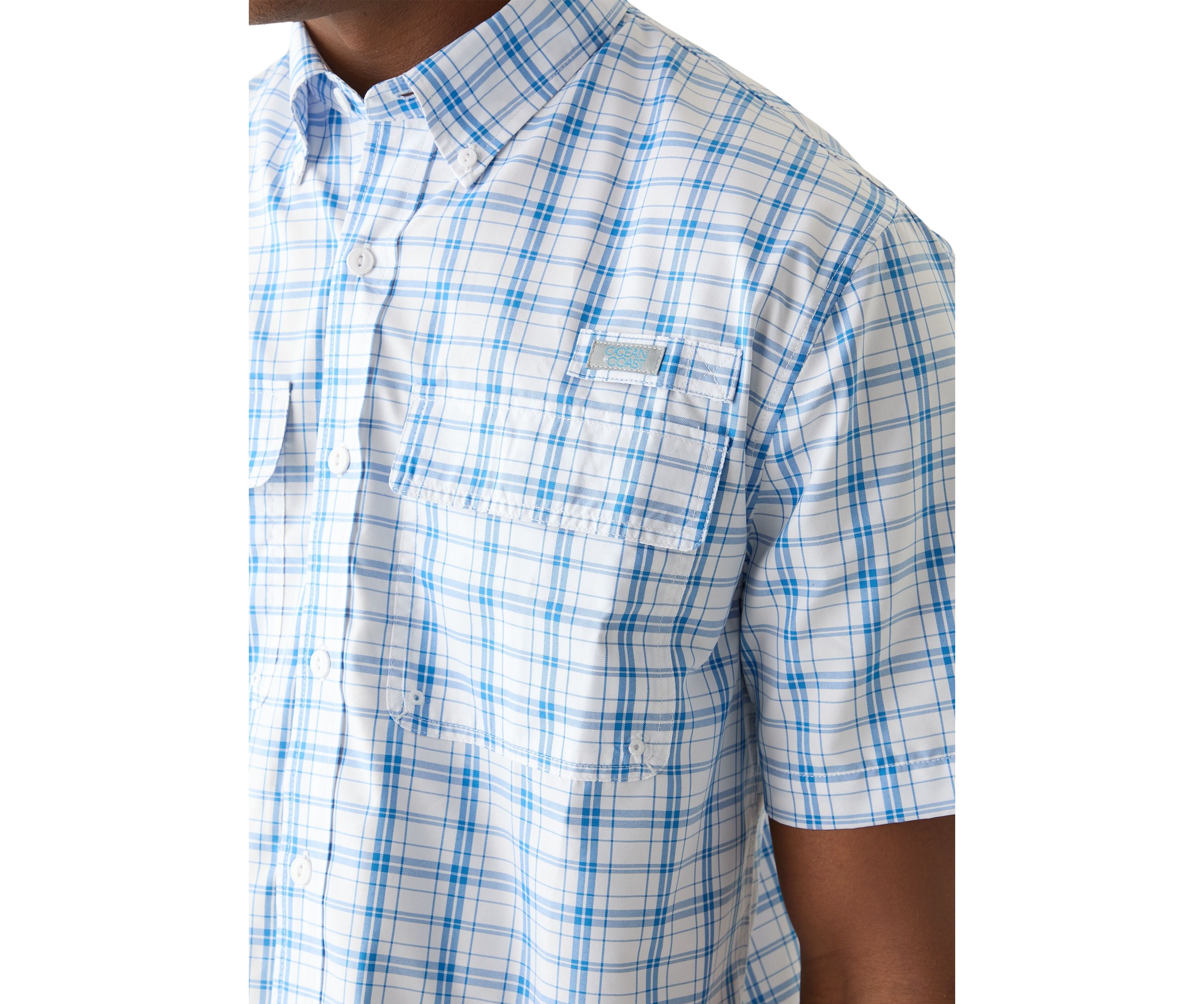 Short Sleeve Yarn Dyed Fishing Shirt