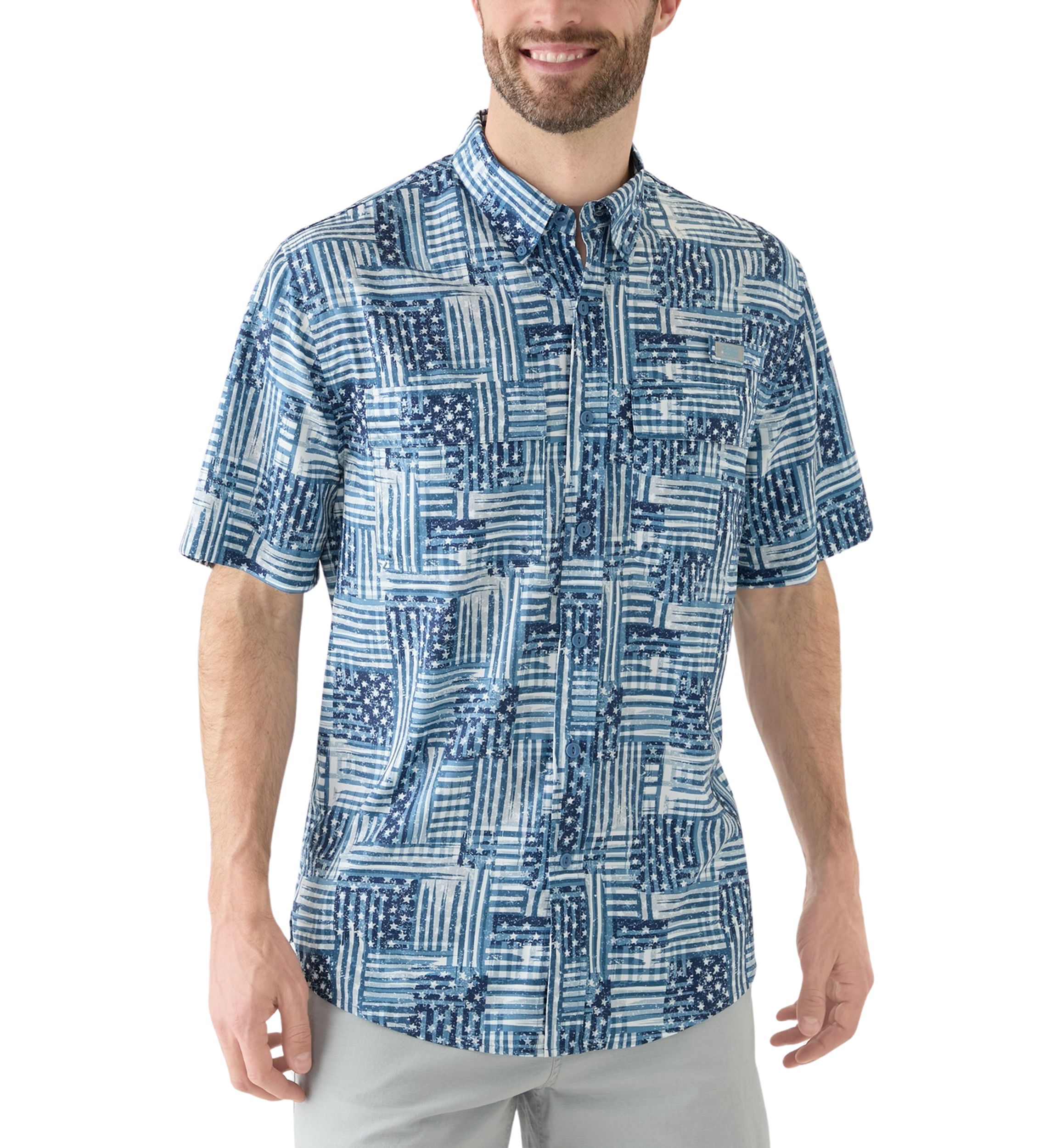 Americana Printed Fishing Shirt
