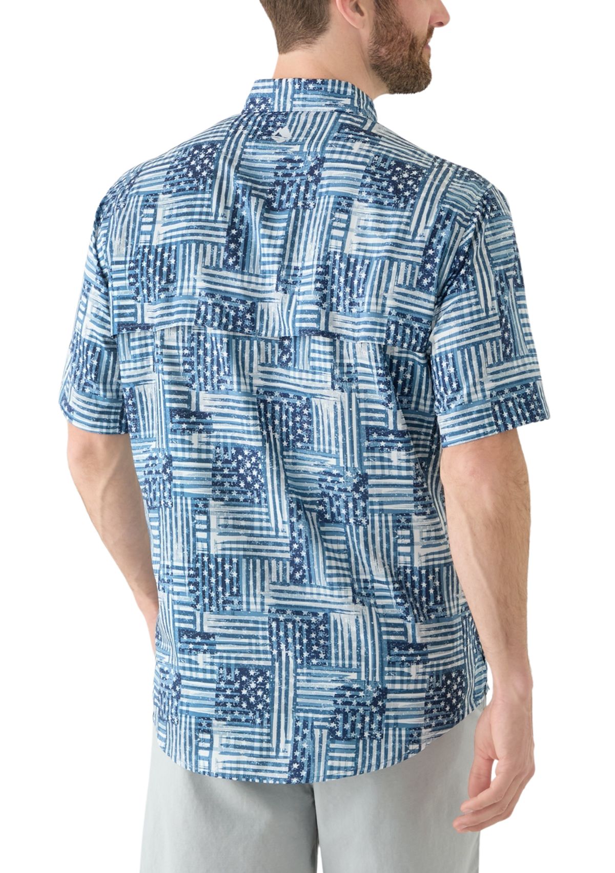 Americana Printed Fishing Shirt