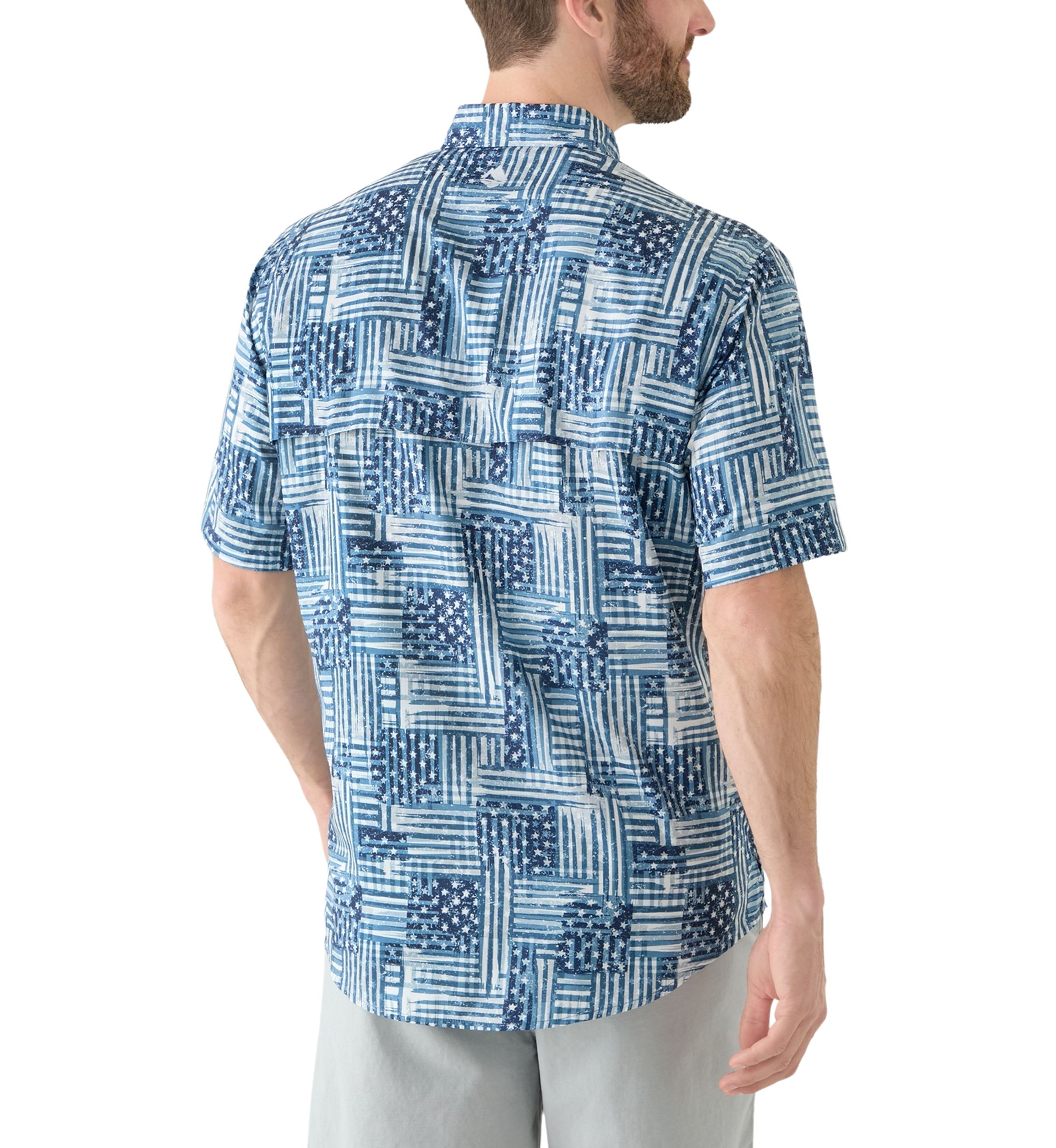 Americana Printed Fishing Shirt