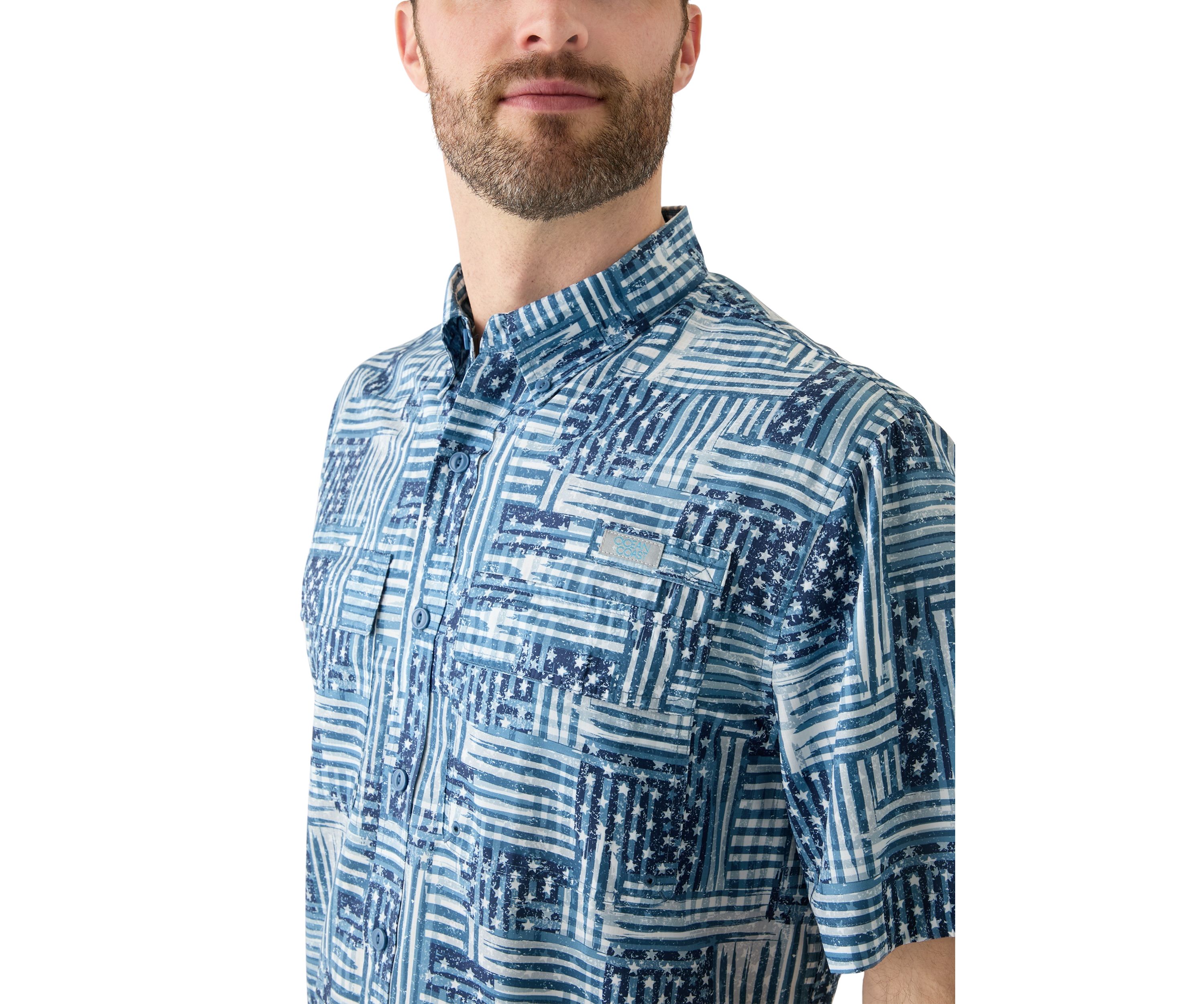 Americana Printed Fishing Shirt