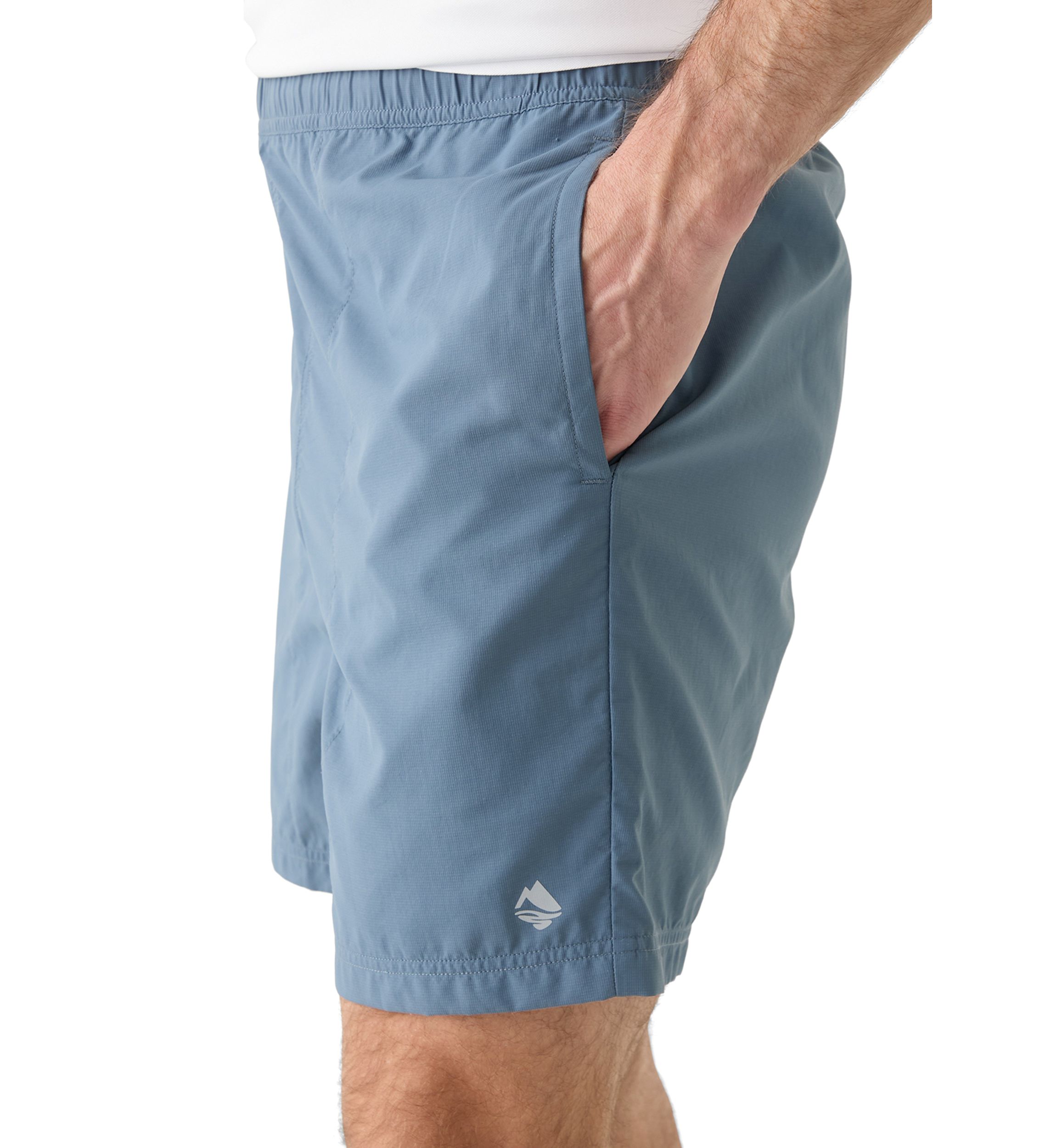 6" Solid Pull On Shorts