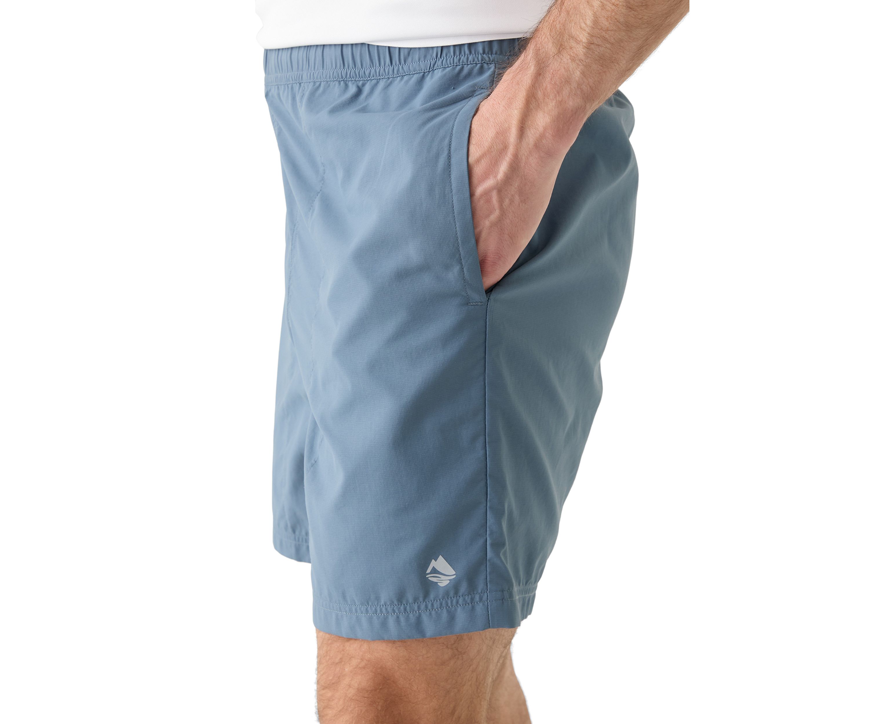 6" Solid Pull On Shorts