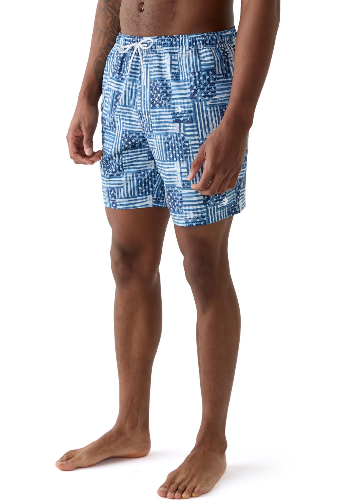Printed Swim Trunks